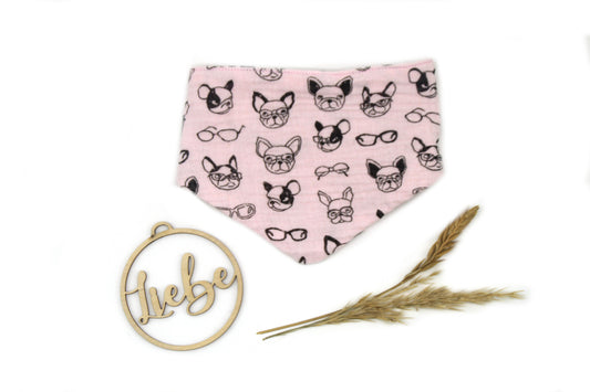 Musselintuch für Babys "Hunde“
