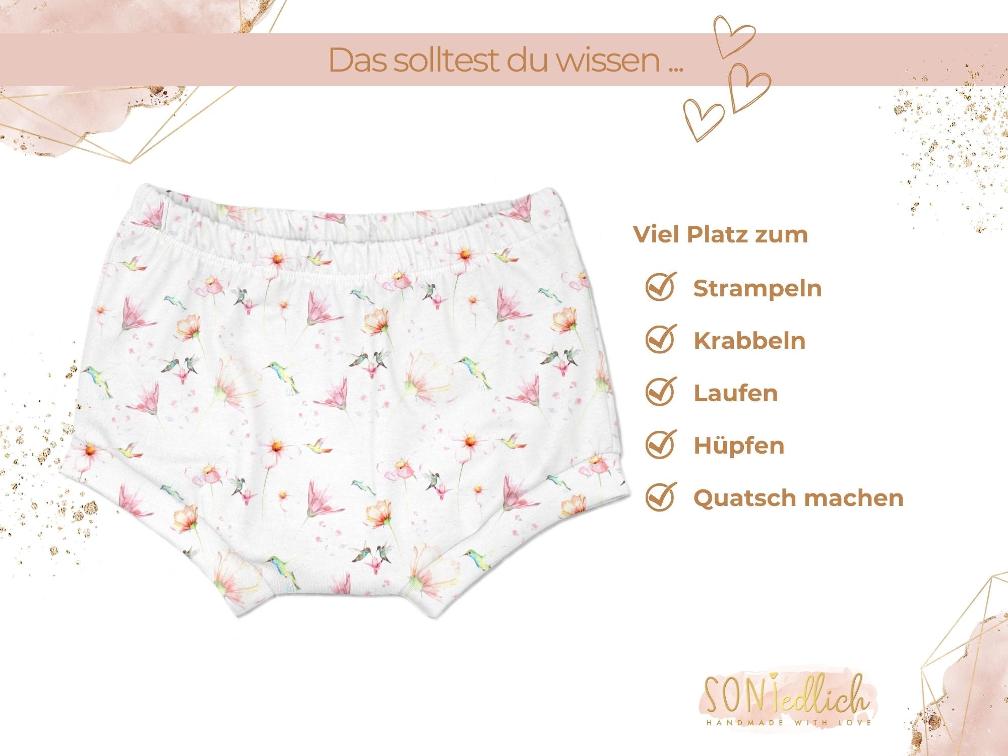 Bummie für Babys und Kinder „little Kolibri“ Beschreibung1