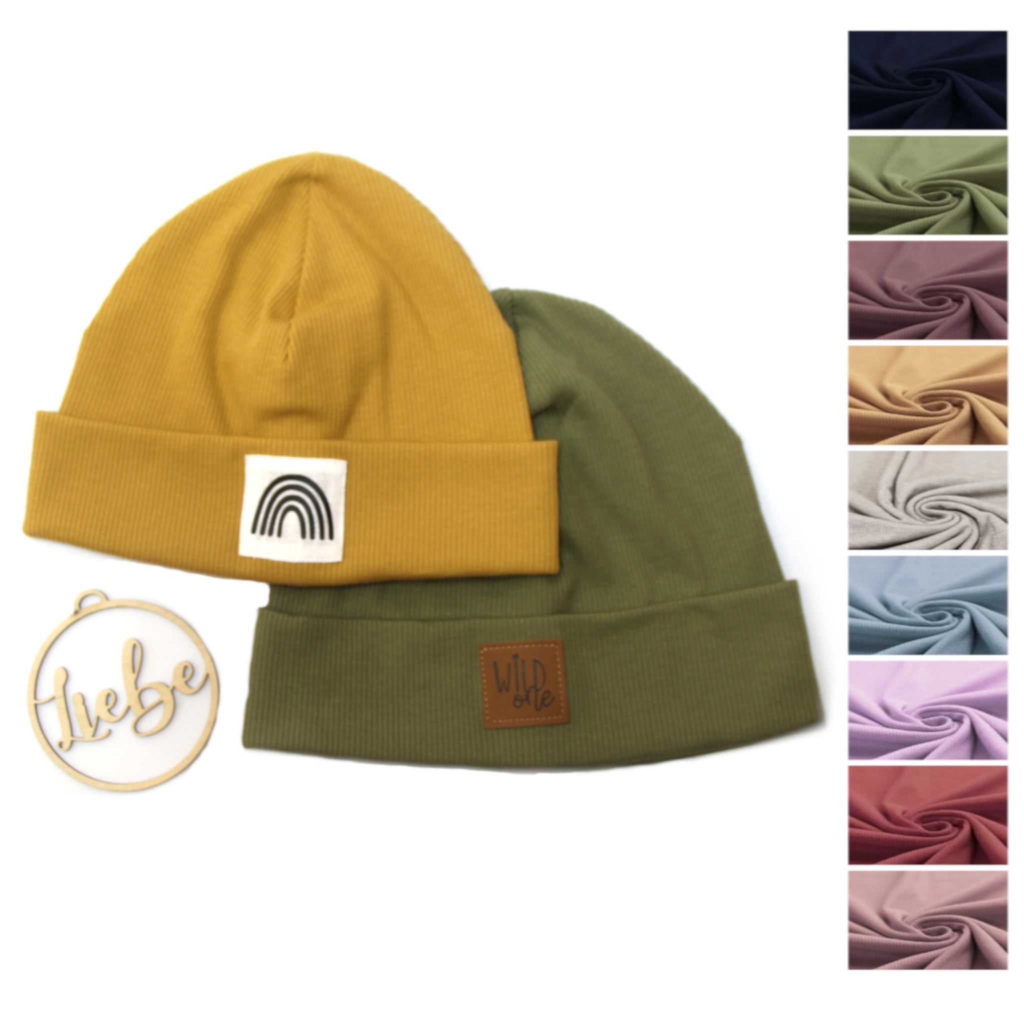 Hipster-Beanie aus Rib-Jersey