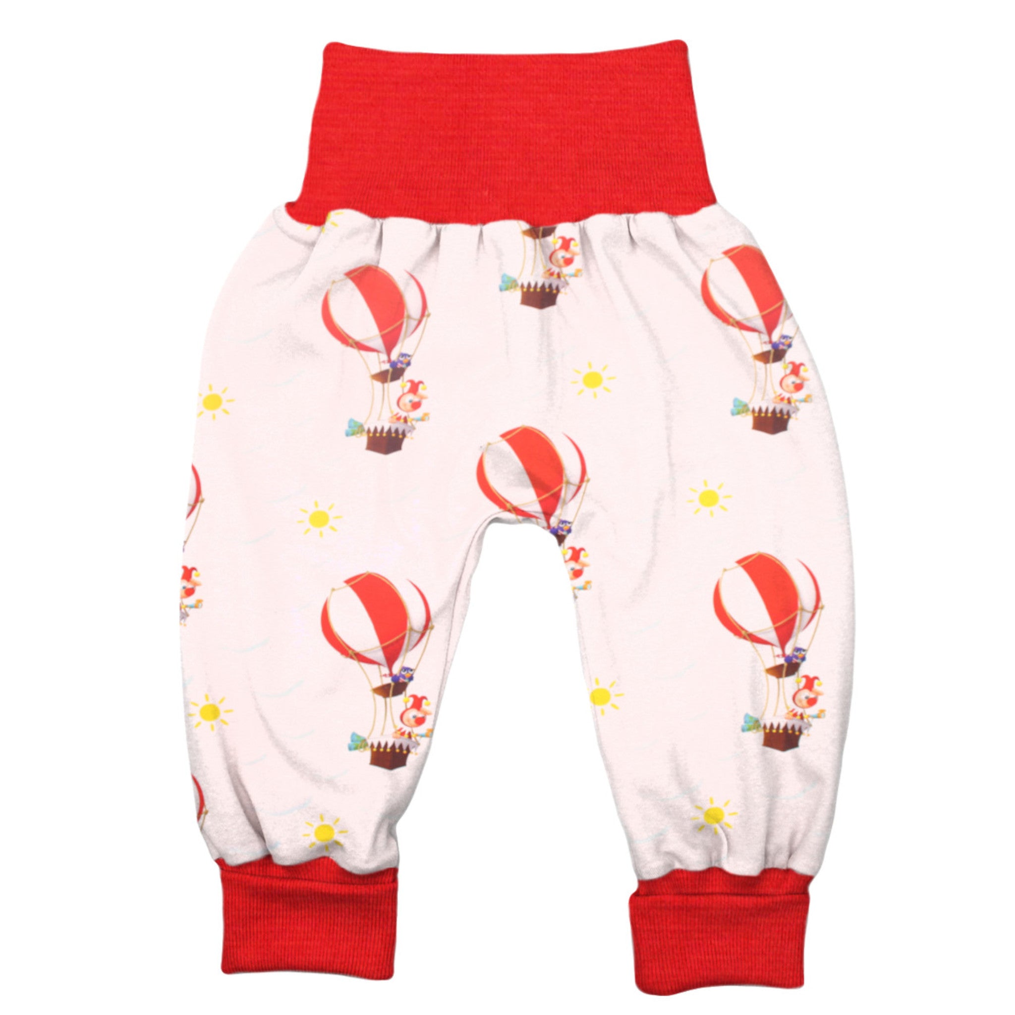 Lange Pumphose für Babys und Kinder „Heißluftballons“