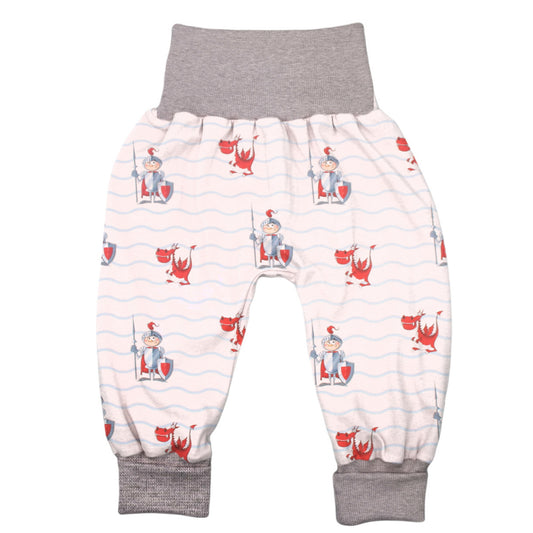 Lange Pumphose für Babys und Kinder „Ritter weiß“