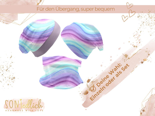 Beanie und Loop Set für Babys und Kinder " Auswahl"
