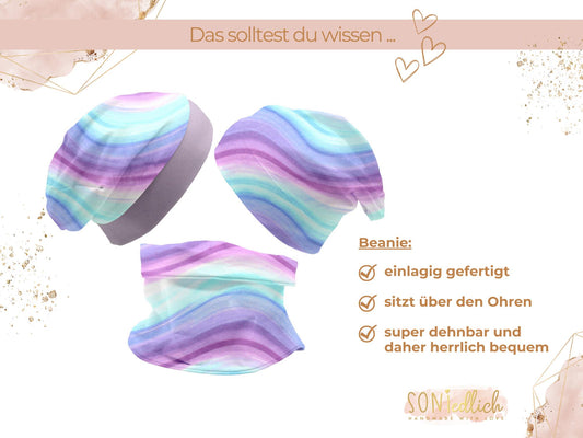 Beanie und Loop Set für Babys und Kinder "marshmallow" Beanie