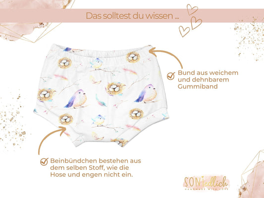 Bummie für Babys und Kinder „baby bird“ Details