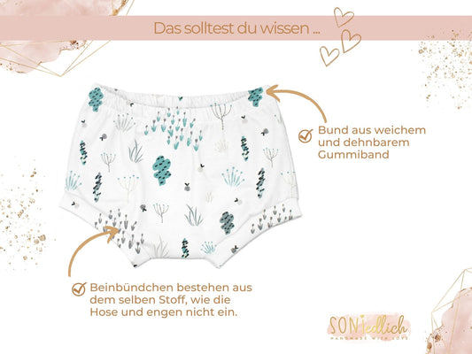 Bummie für Babys und Kinder „bushes“ Details
