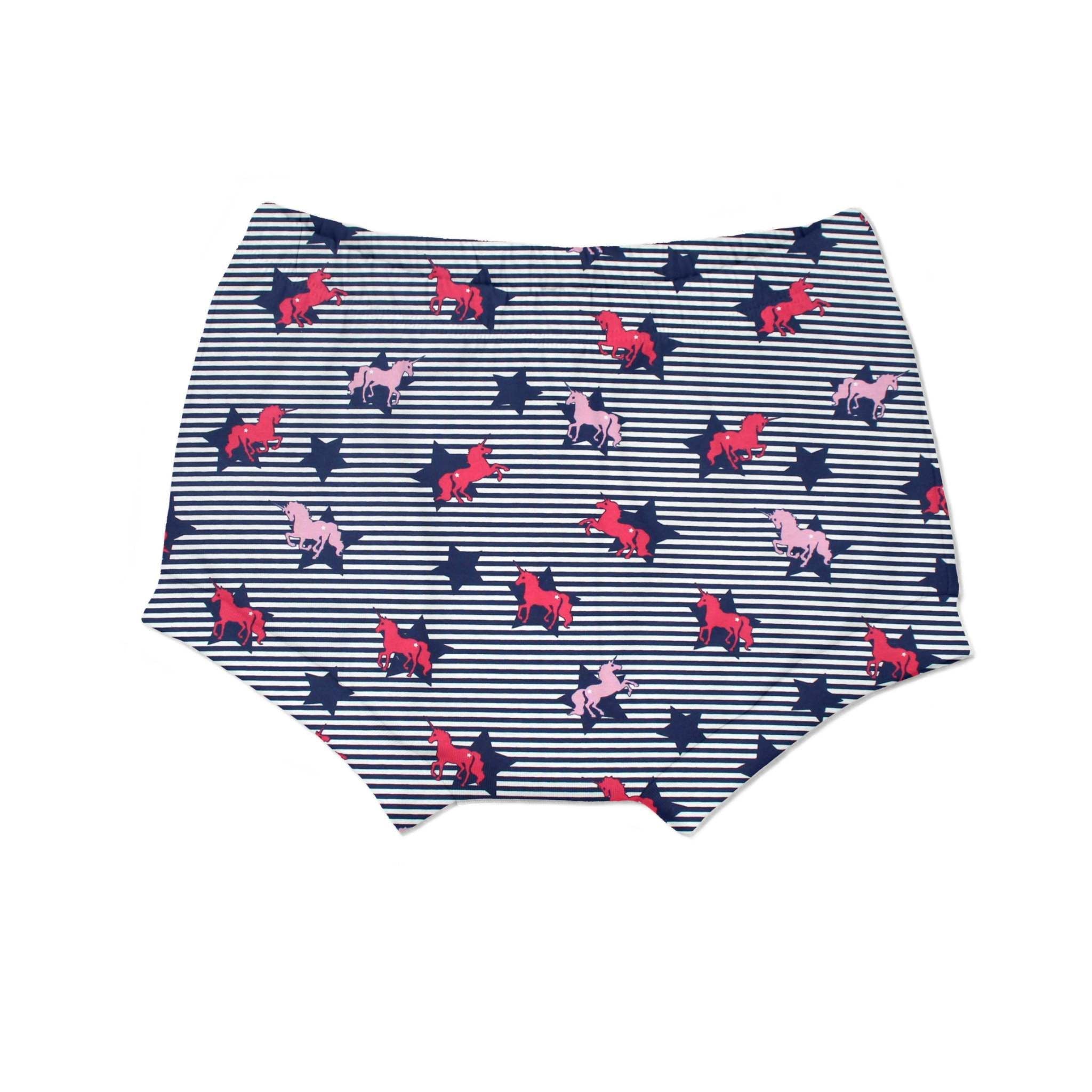 Bummie für Babys und Kinder „Einhorn Streifen“