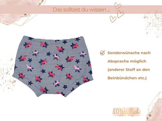 Bummie für Babys und Kinder „Einhorn Streifen“ Sonderwünsche