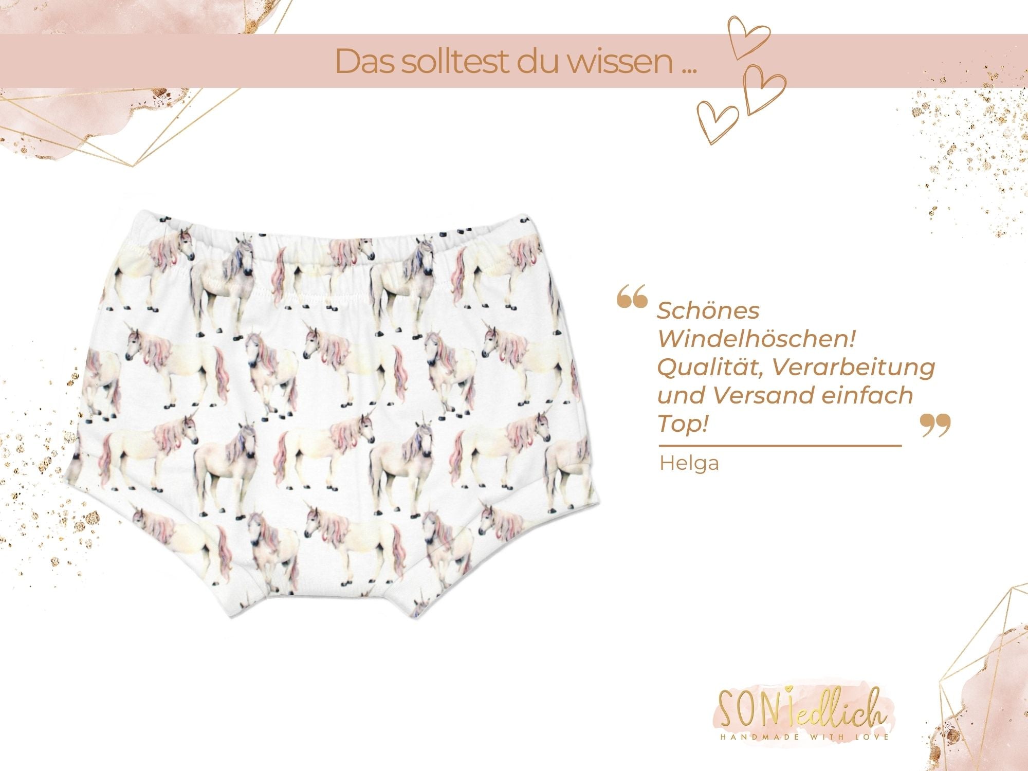Bummie für Babys und Kinder „Einhorn“ Bewertung