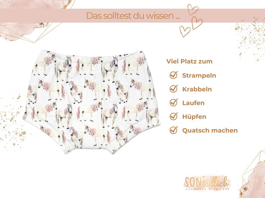 Bummie für Babys und Kinder „Einhorn“ Beschreibung2
