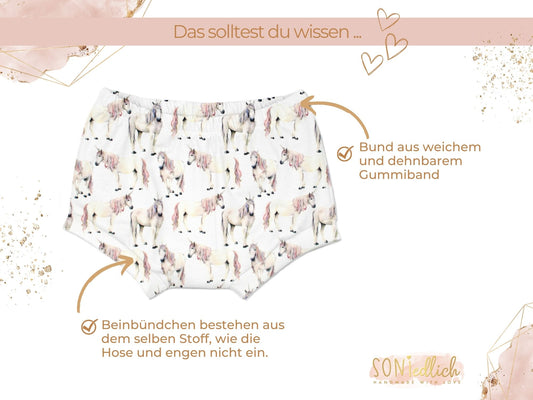 Bummie für Babys und Kinder „Einhorn“ Details