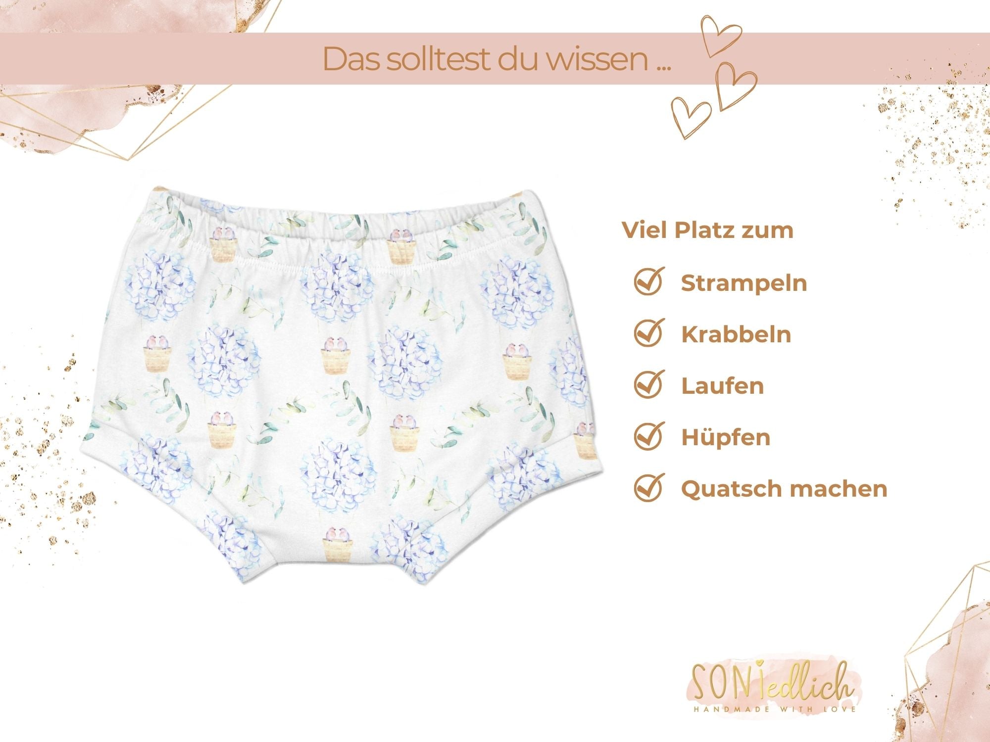 Bummie für Babys und Kinder „flowerballon“ Beschreibung2