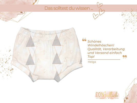Bummie für Babys und Kinder „Glitzerdreieck“ Bewertung