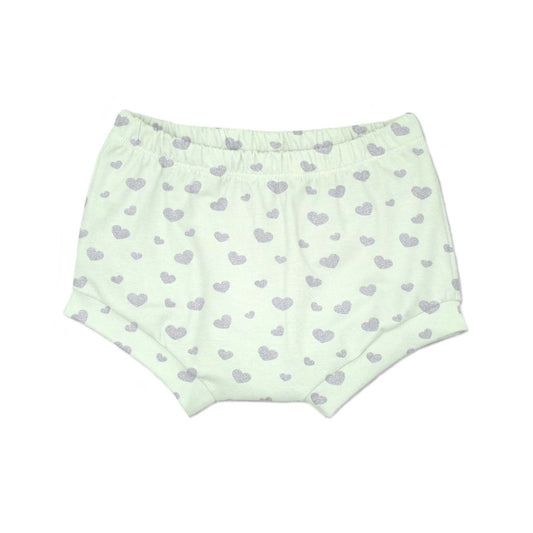 Bummie für Babys und Kinder „Glitzerherzen, mint“