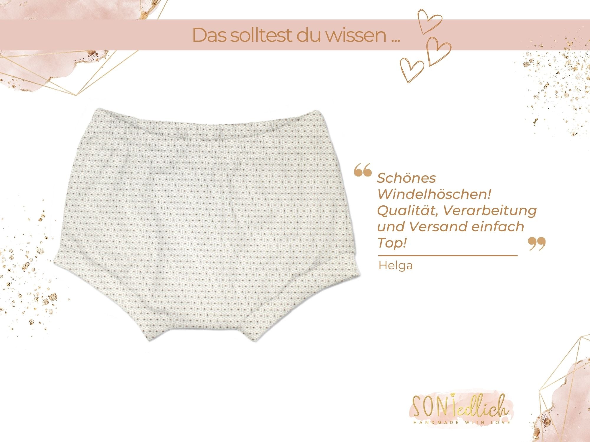 Bummie für Babys und Kinder „golden geometrics“ Bewertung
