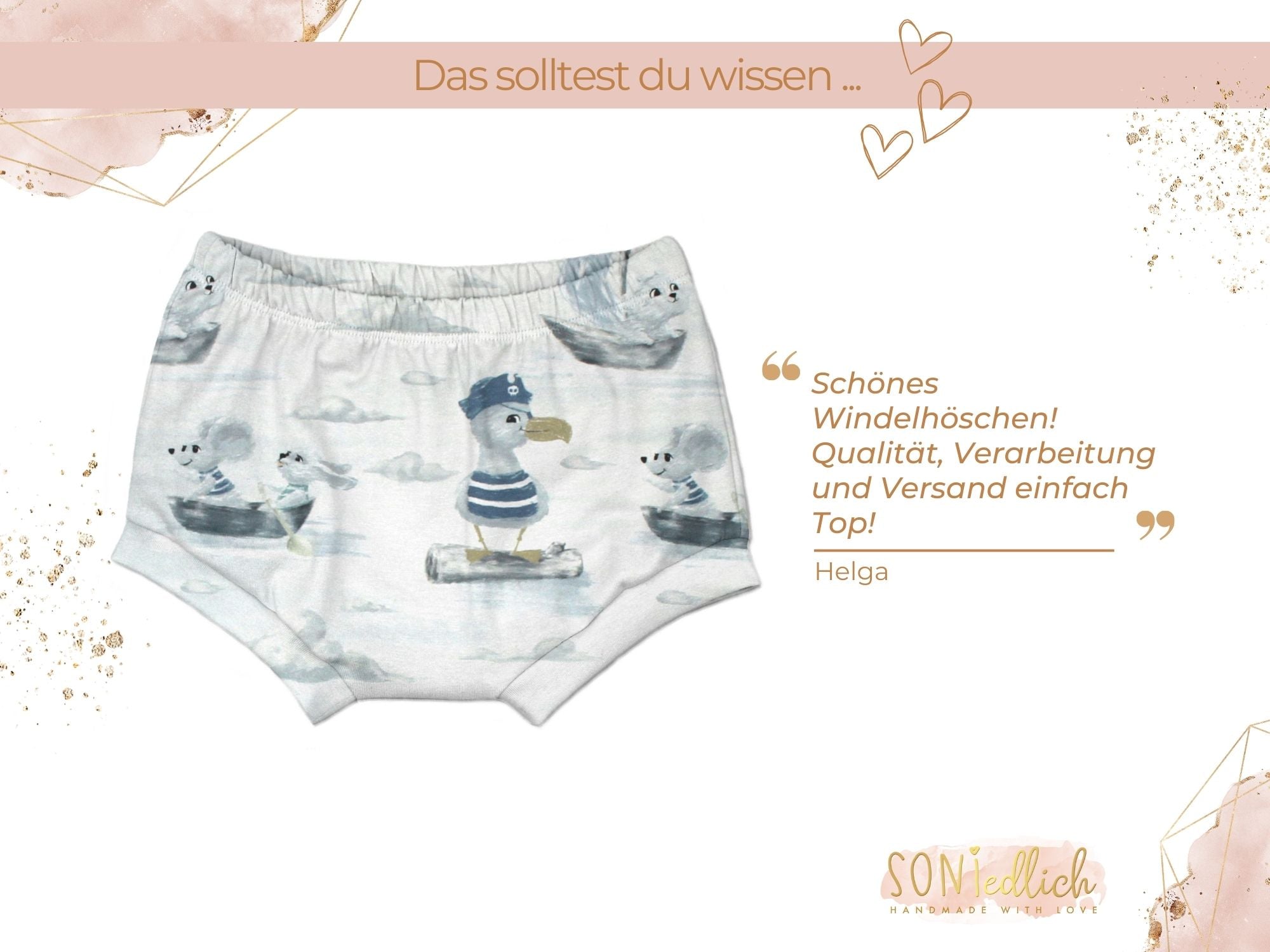 Bummie für Babys und Kinder „Kapitän Möwe“ Bewertung
