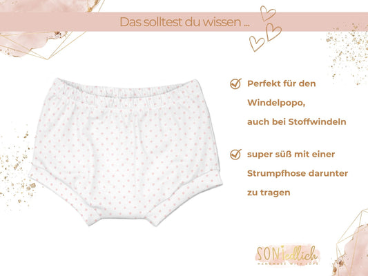 Bummie für Babys und Kinder „Kritzelpunkte“ Beschreibung1