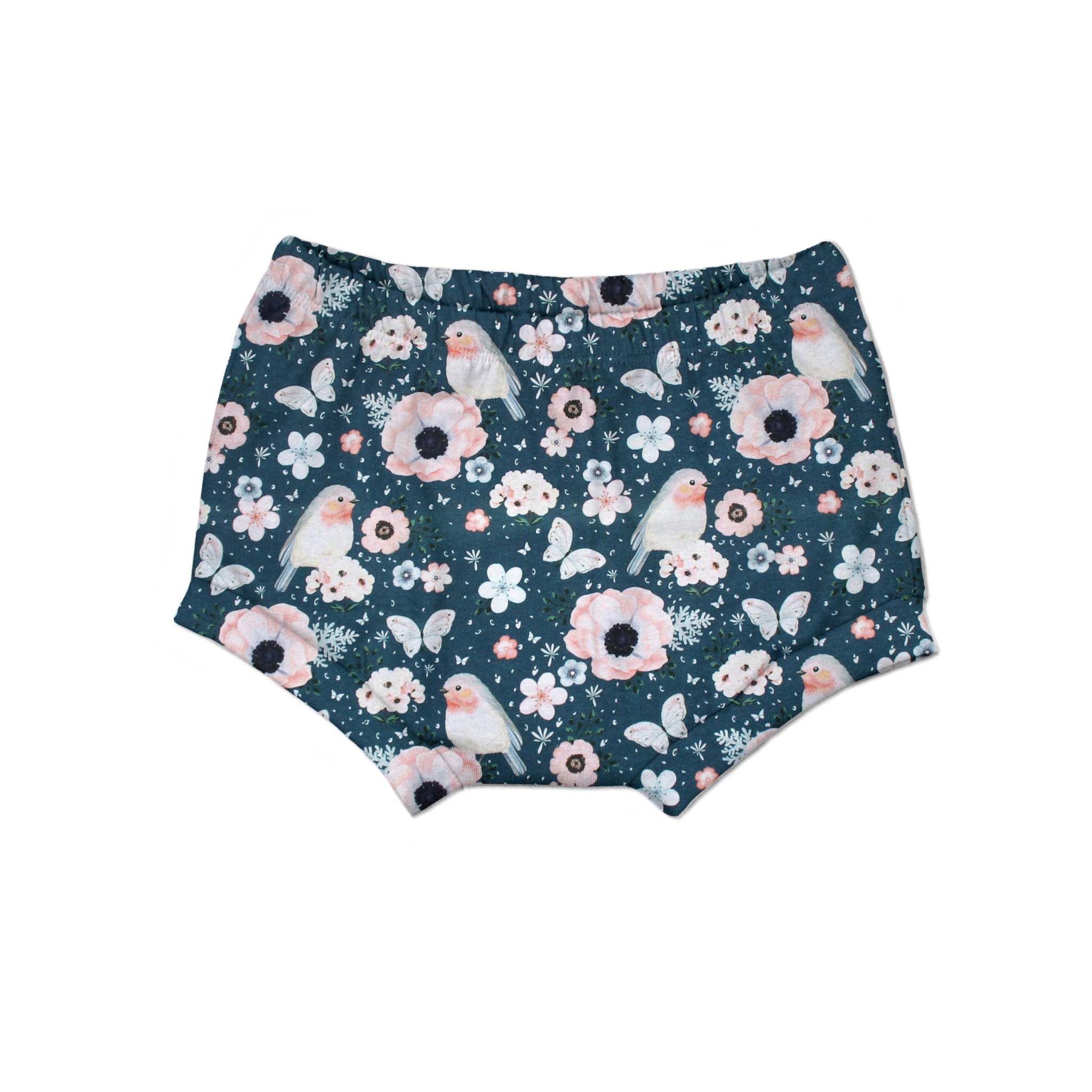 Bummie für Babys und Kinder „little birds, petrol“