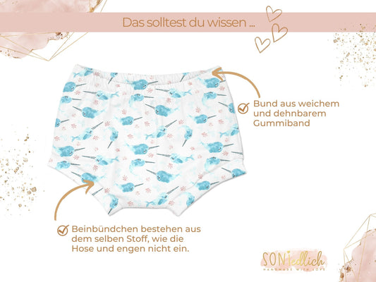 Bummie für Babys und Kinder „Narwal“ Details