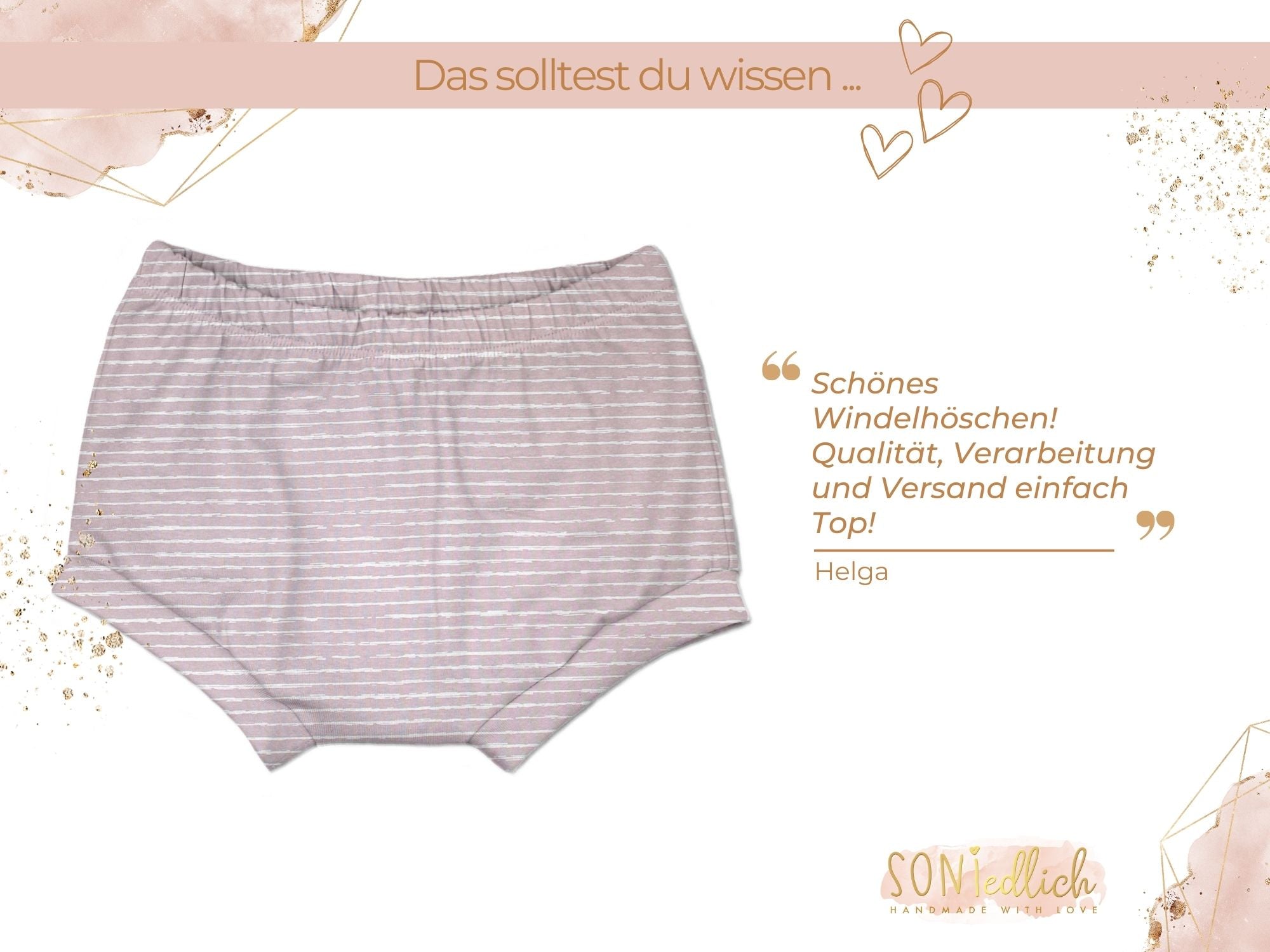 Bummie für Babys und Kinder „painted lines, rosa“ Bewertung