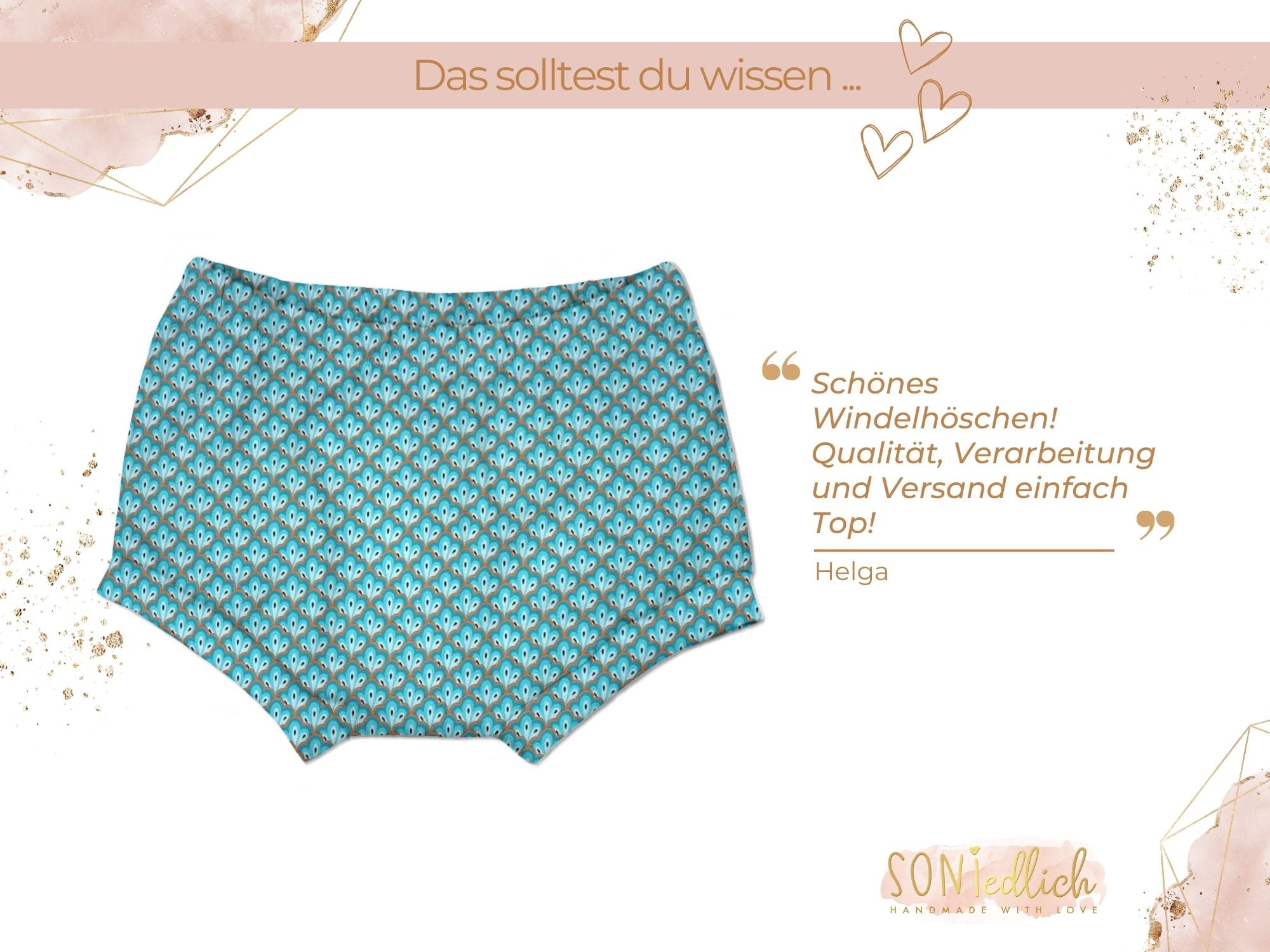 Bummie für Babys und Kinder „Pfauenauge“ Bewertung