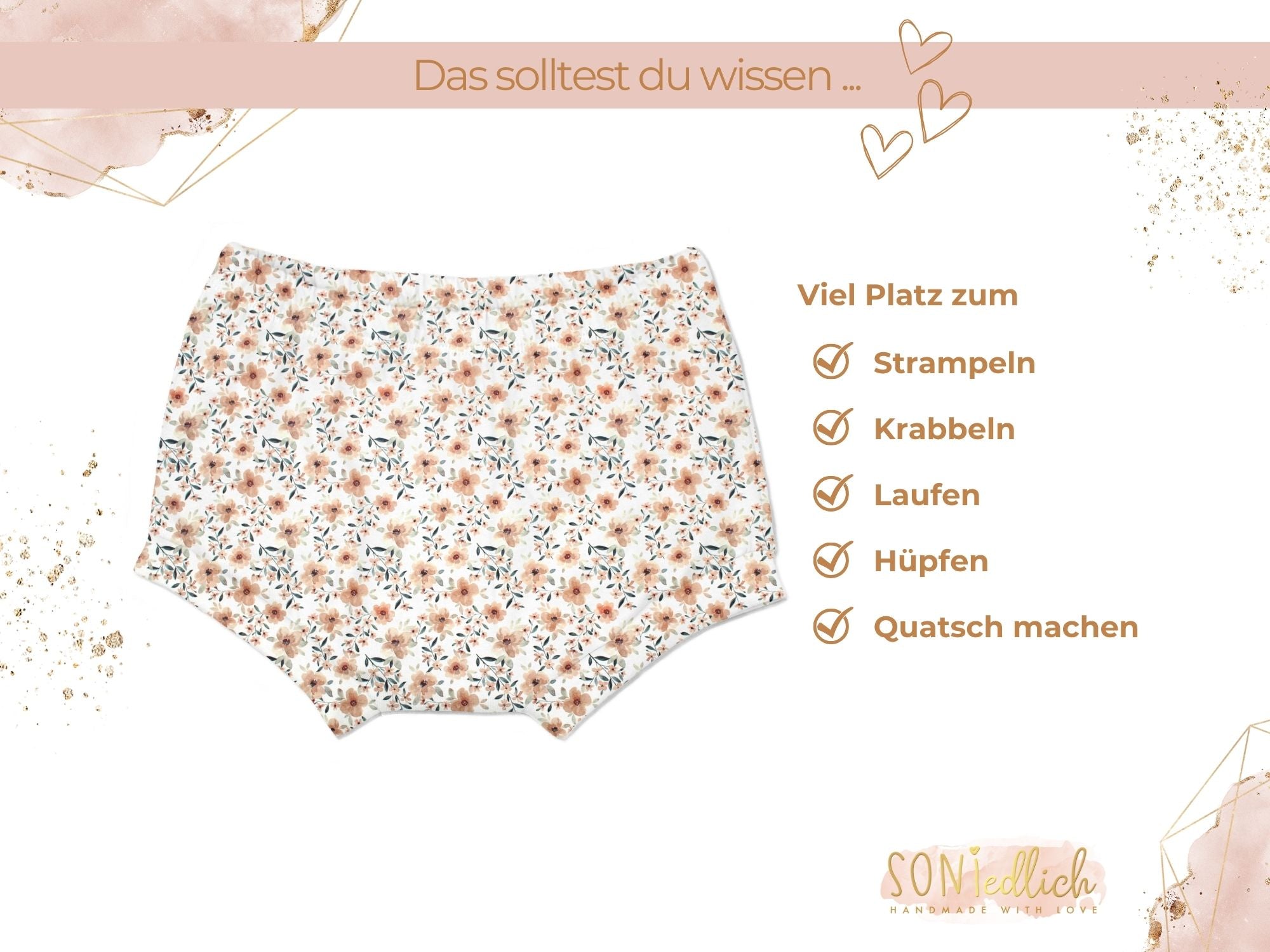 Bummie für Babys und Kinder „Quittenblüte“ Beschreibung2