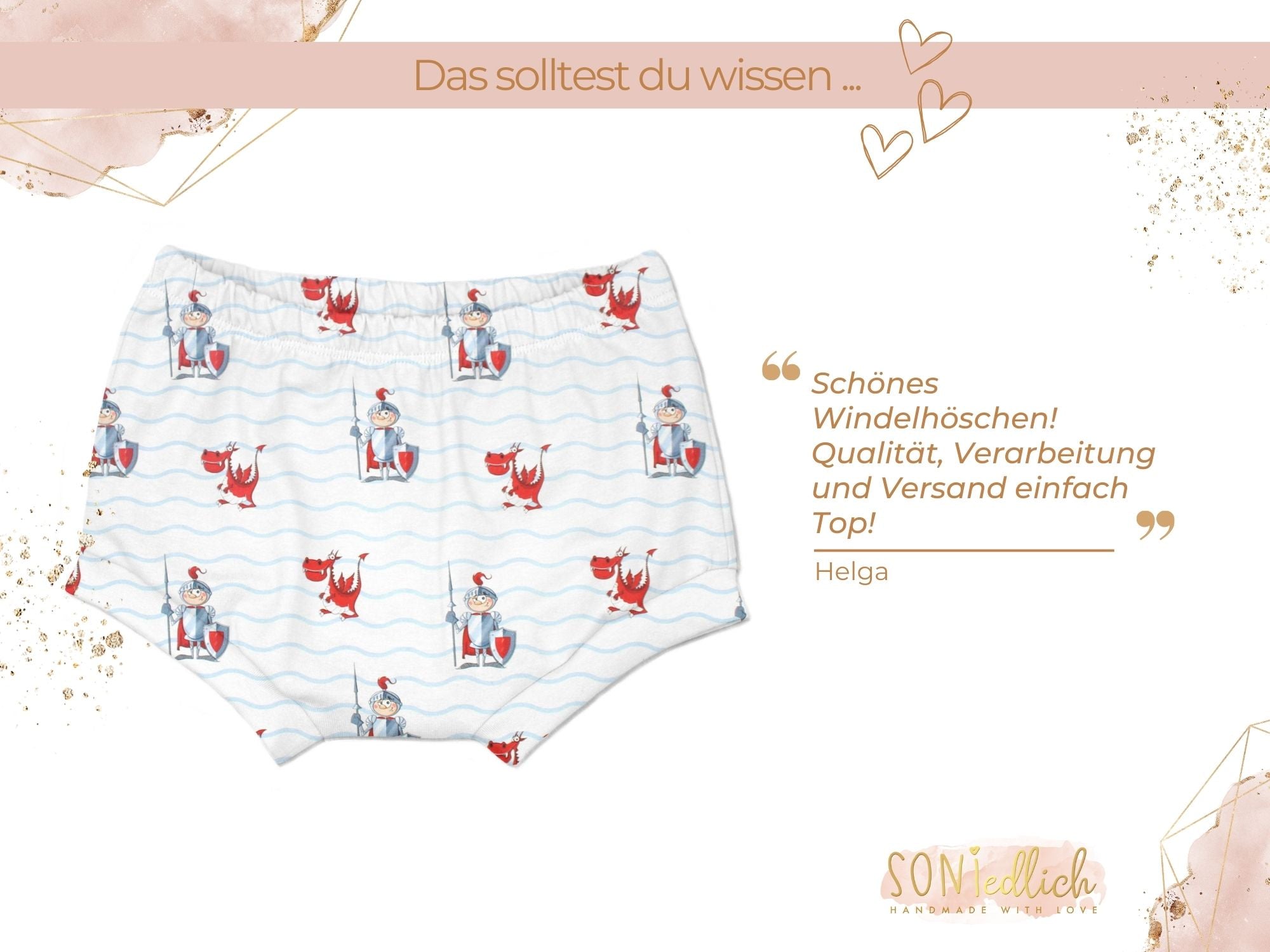 Bummie für Babys und Kinder „Ritter, weiß“ Bewertung