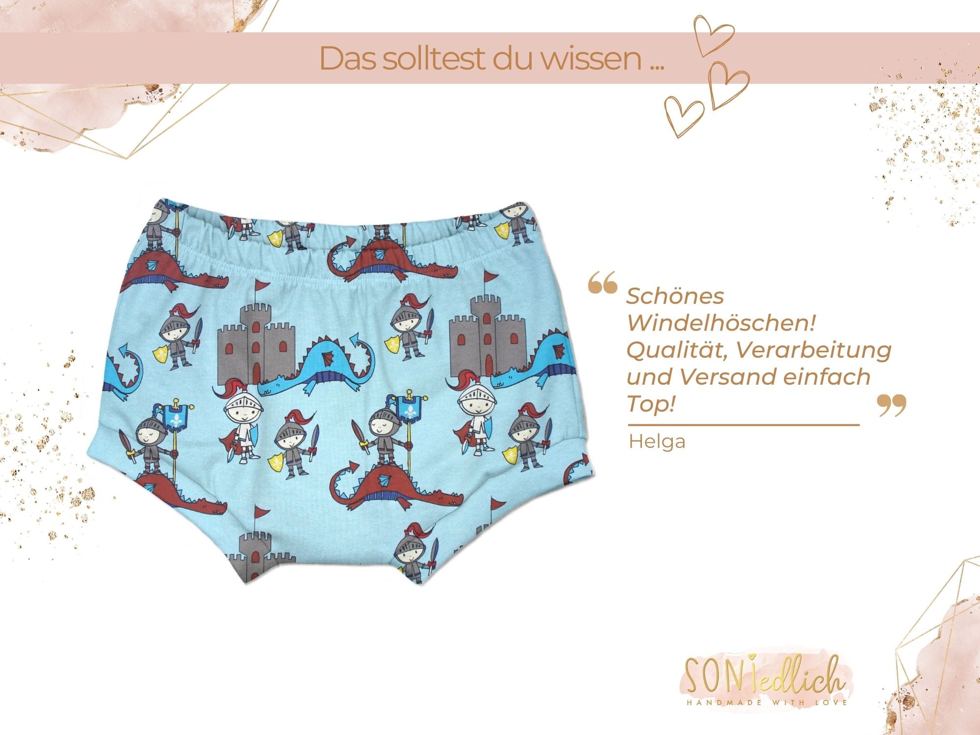 Bummie für Babys und Kinder „Ritterburg“ Bewertung