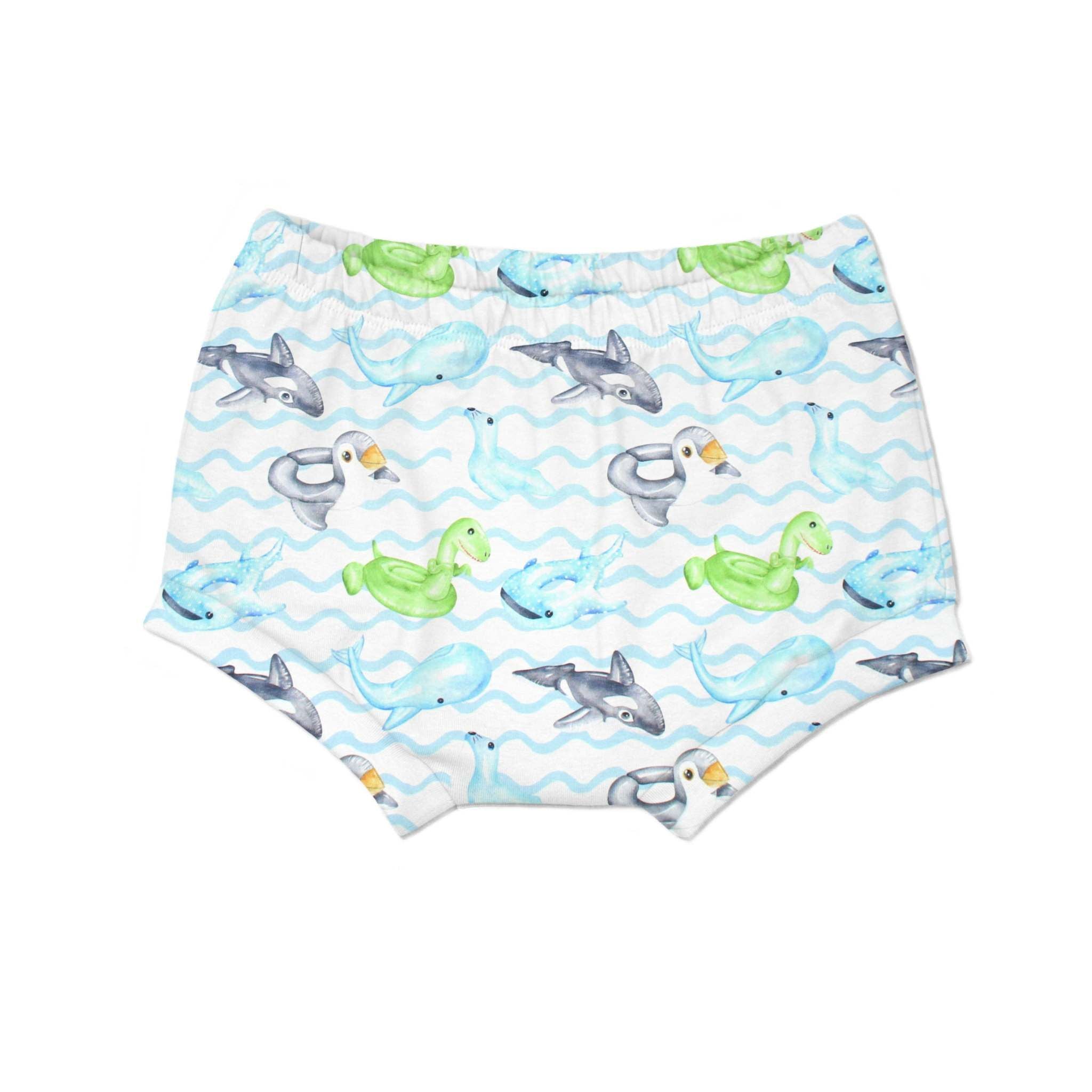 Bummie für Babys und Kinder „Schwimmreifentiere"