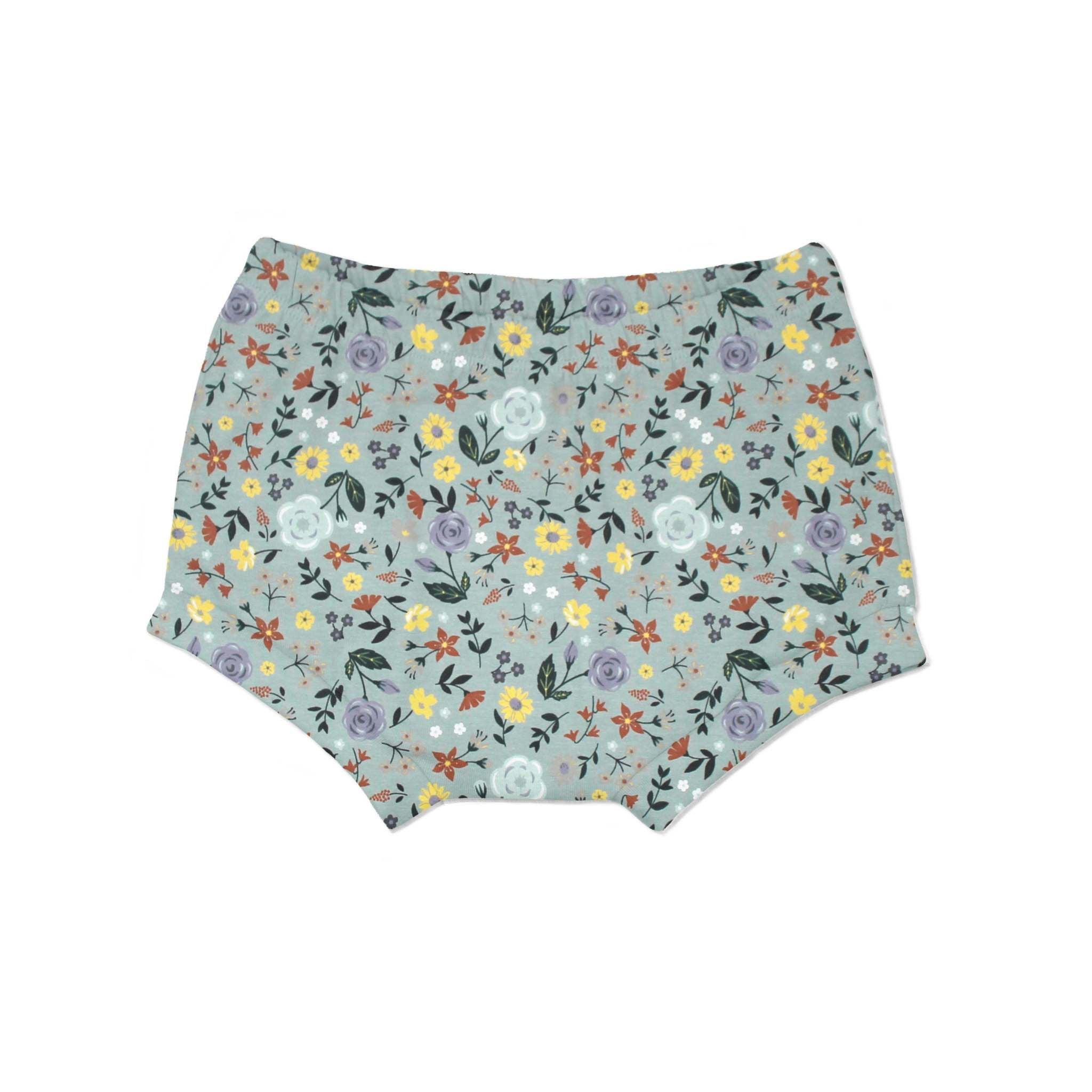 Bummie für Babys und Kinder „Sommerwiese, altgrün“