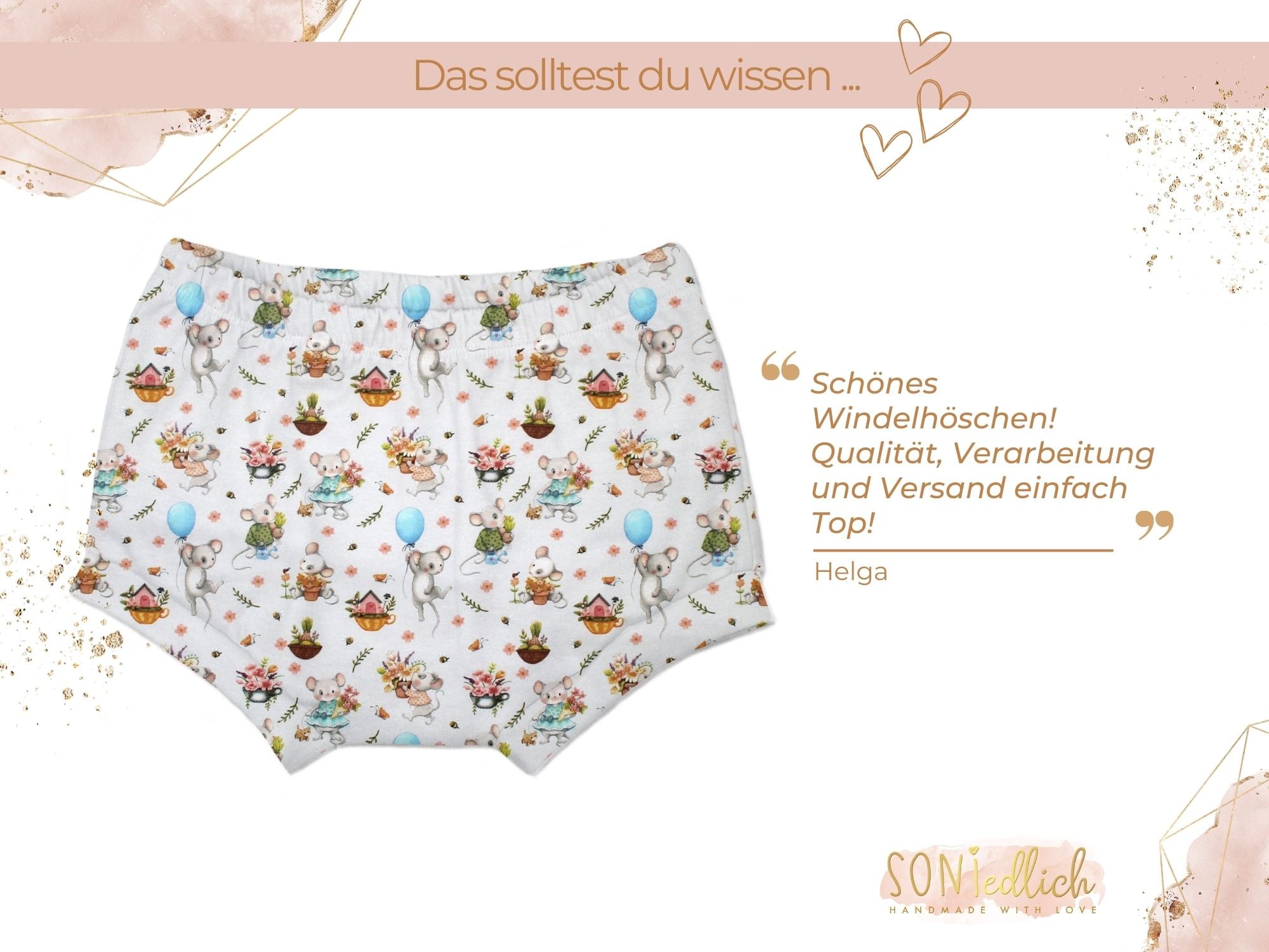 Bummie für Babys und Kinder „sweet garden“ Bewertung