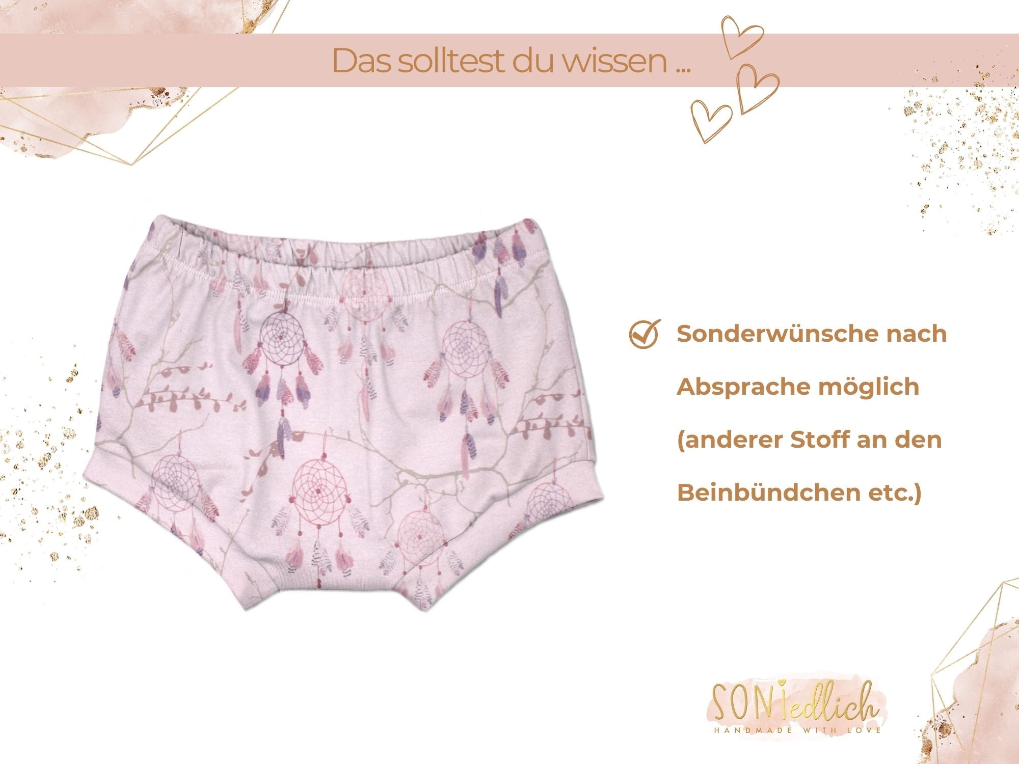 Bummie für Babys und Kinder „Traumfänger“ Sonderwünsche