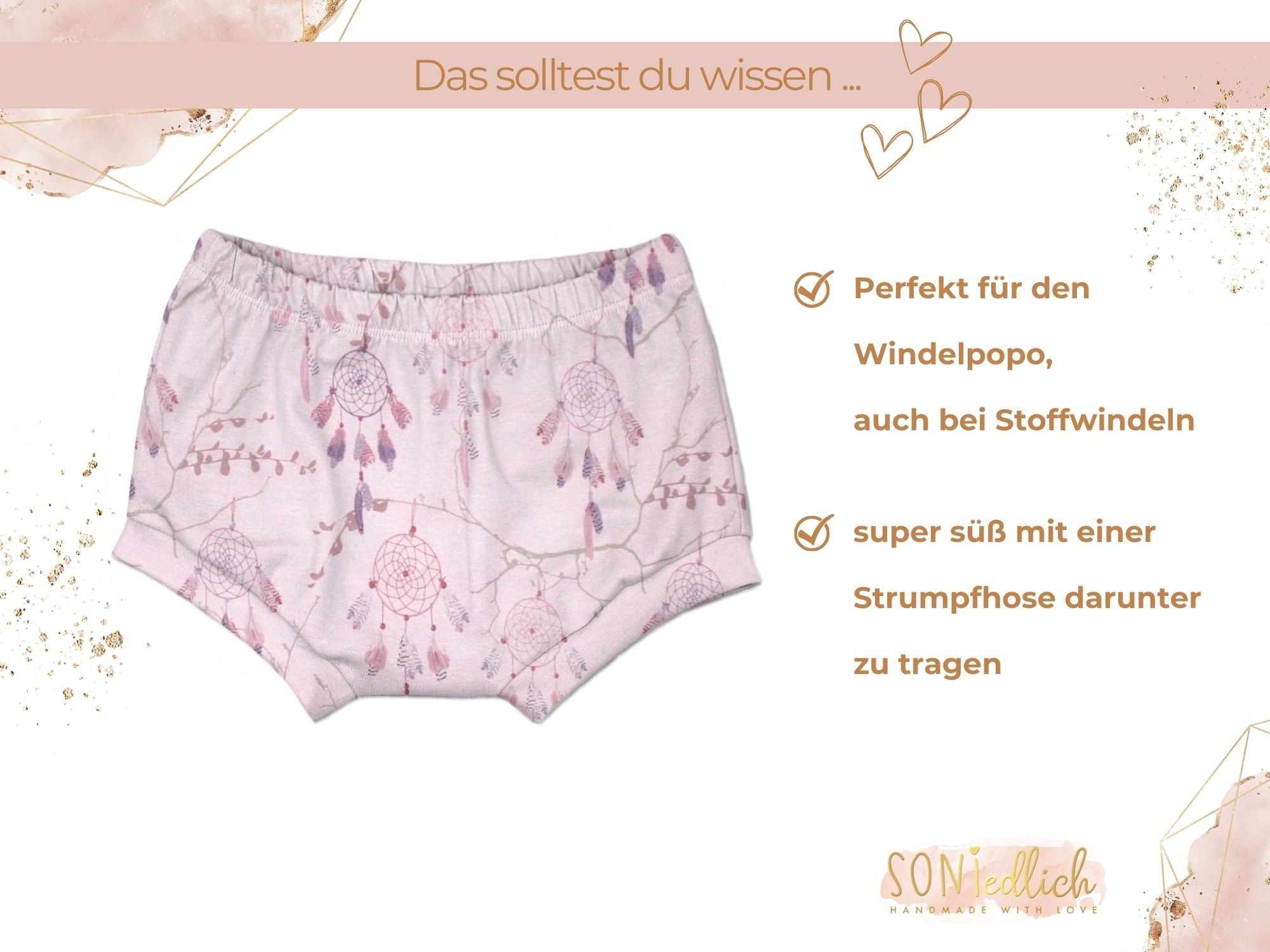 Bummie für Babys und Kinder „Traumfänger“ Beschreibung1