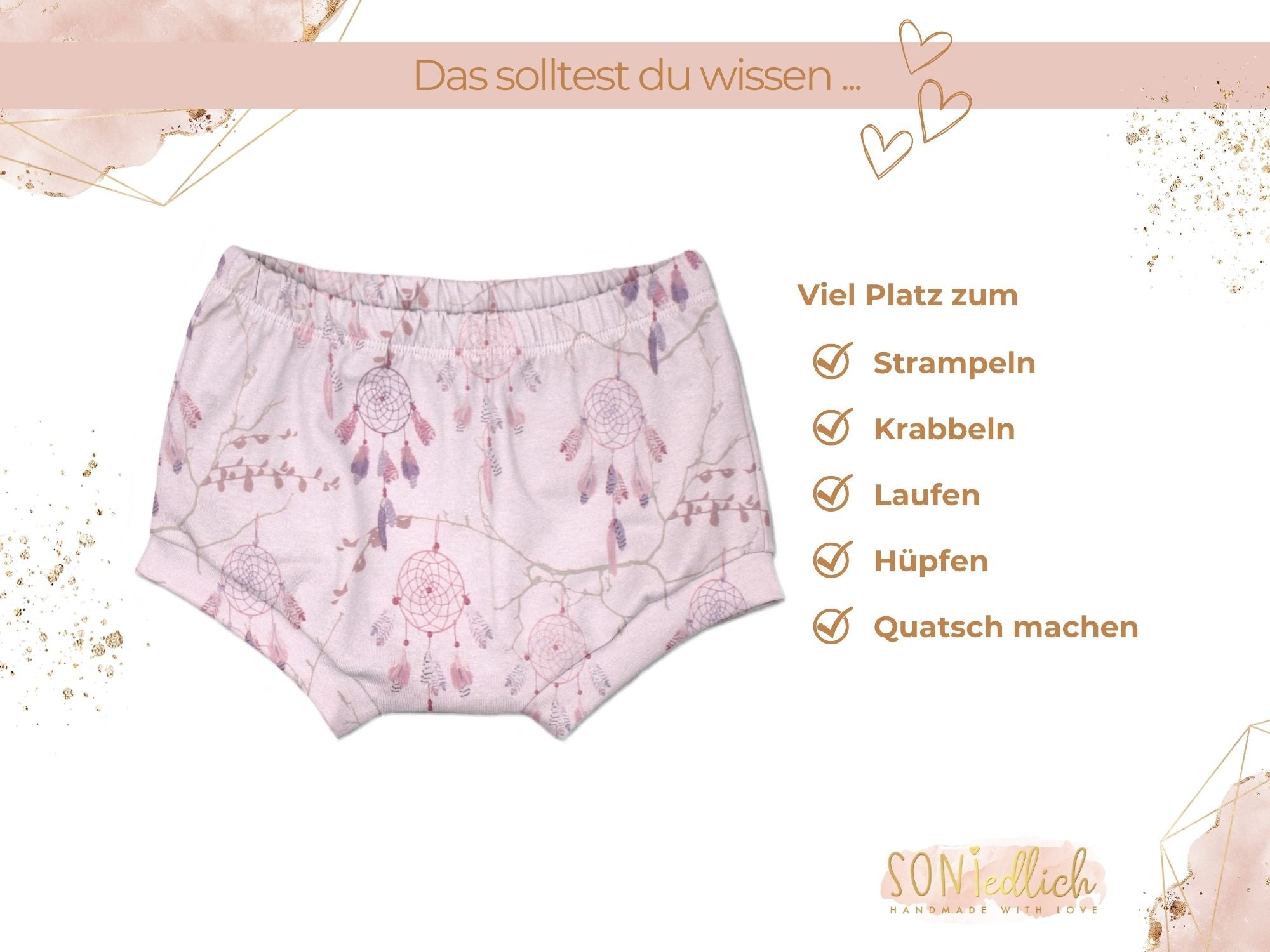 Bummie für Babys und Kinder „Traumfänger“ Beschreibung2