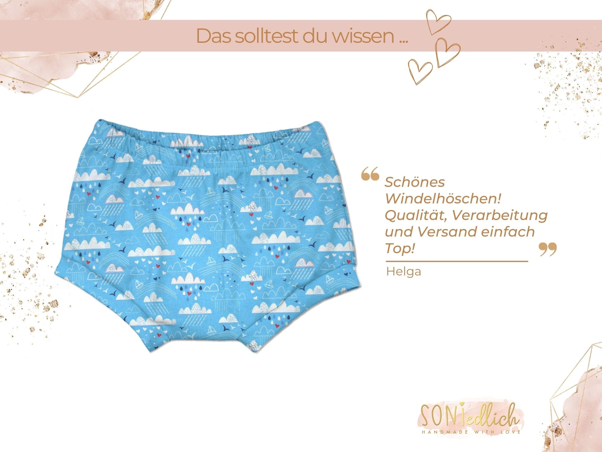 Bummie für Babys und Kinder „Wolken“ Bewertung