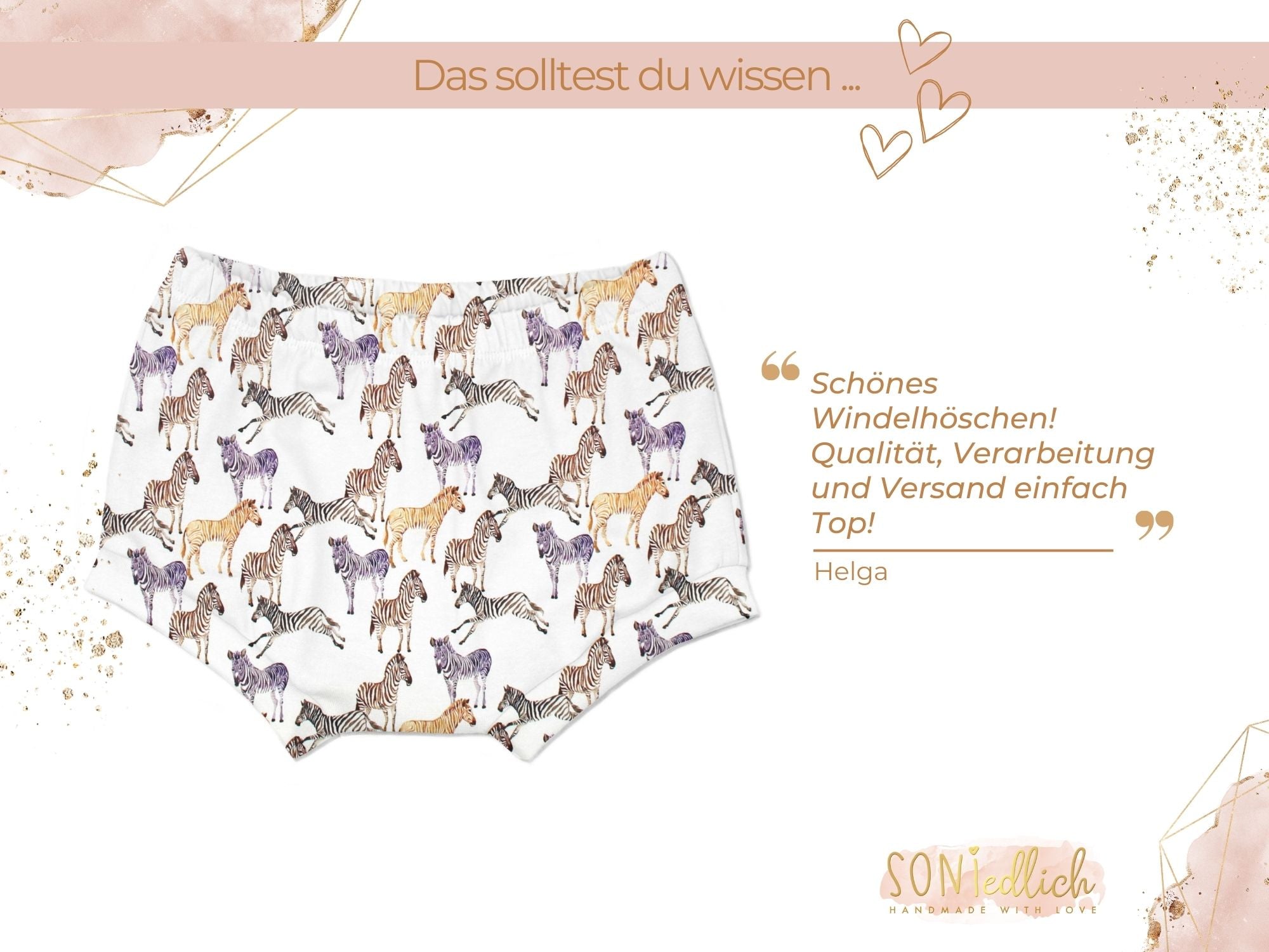 Bummie für Babys und Kinder „Zebra“ Bewertung