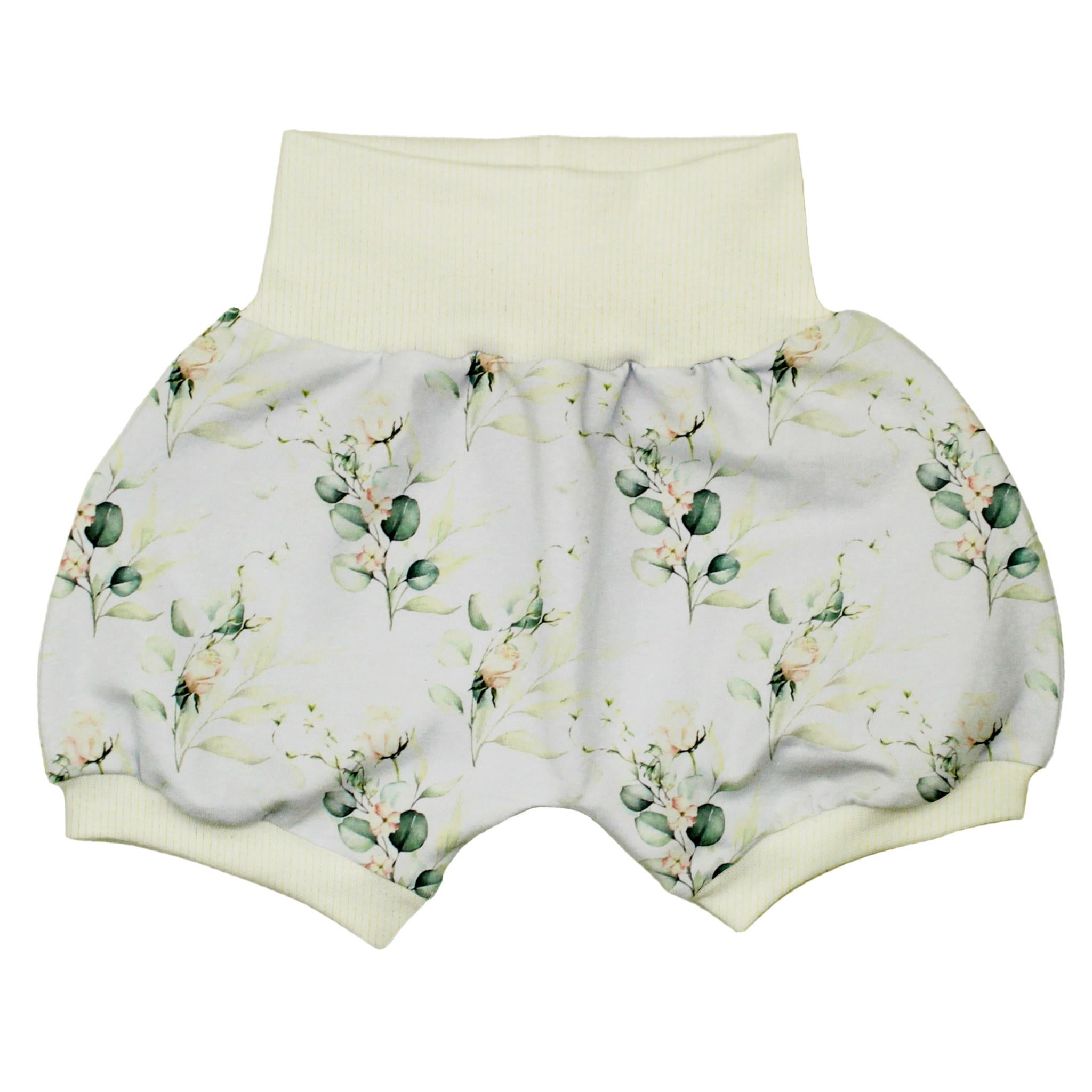 Kurze Pumphose für Babys und Kinder "Eukalyptus"