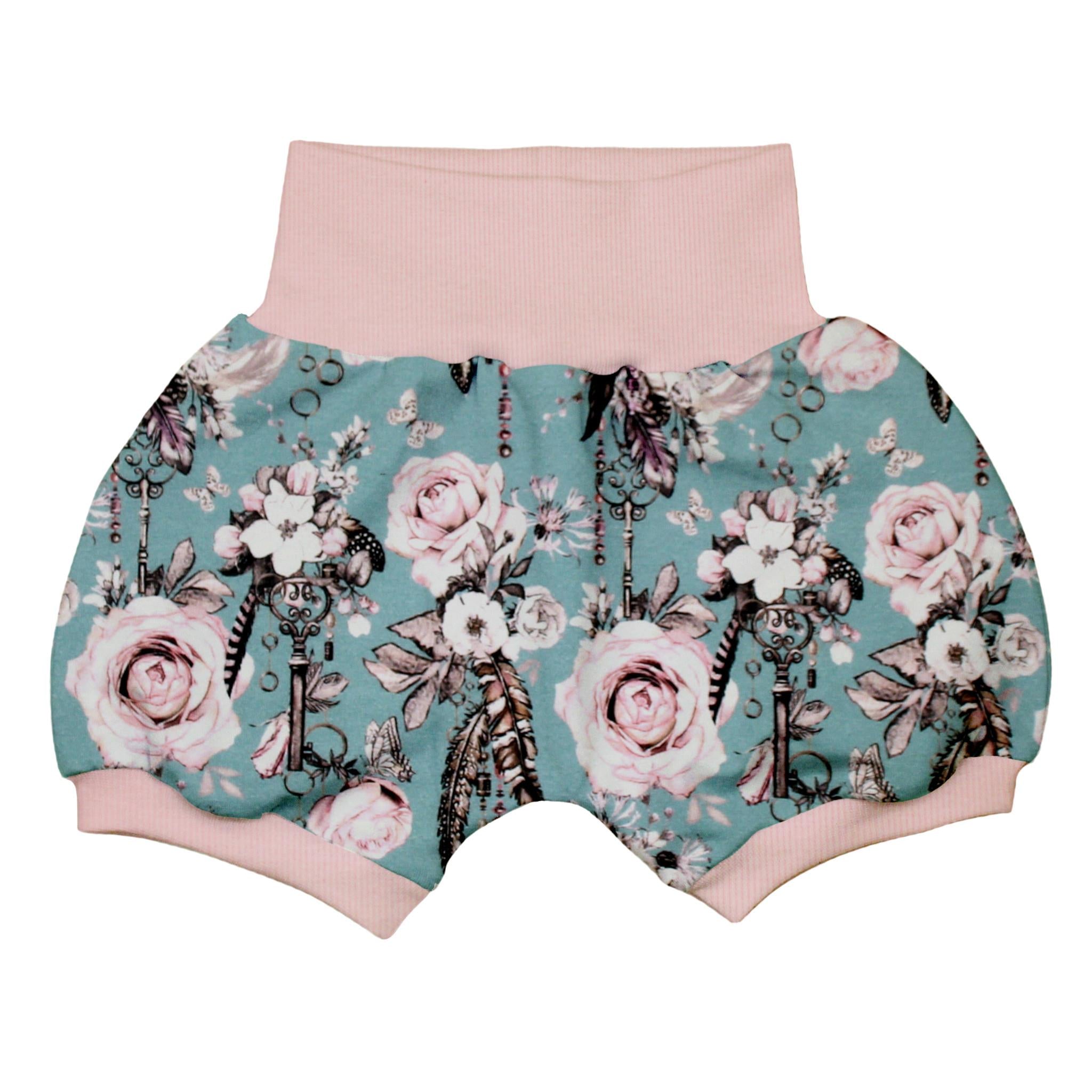 Kurze Pumphose für Babys und Kinder "sweet keys"