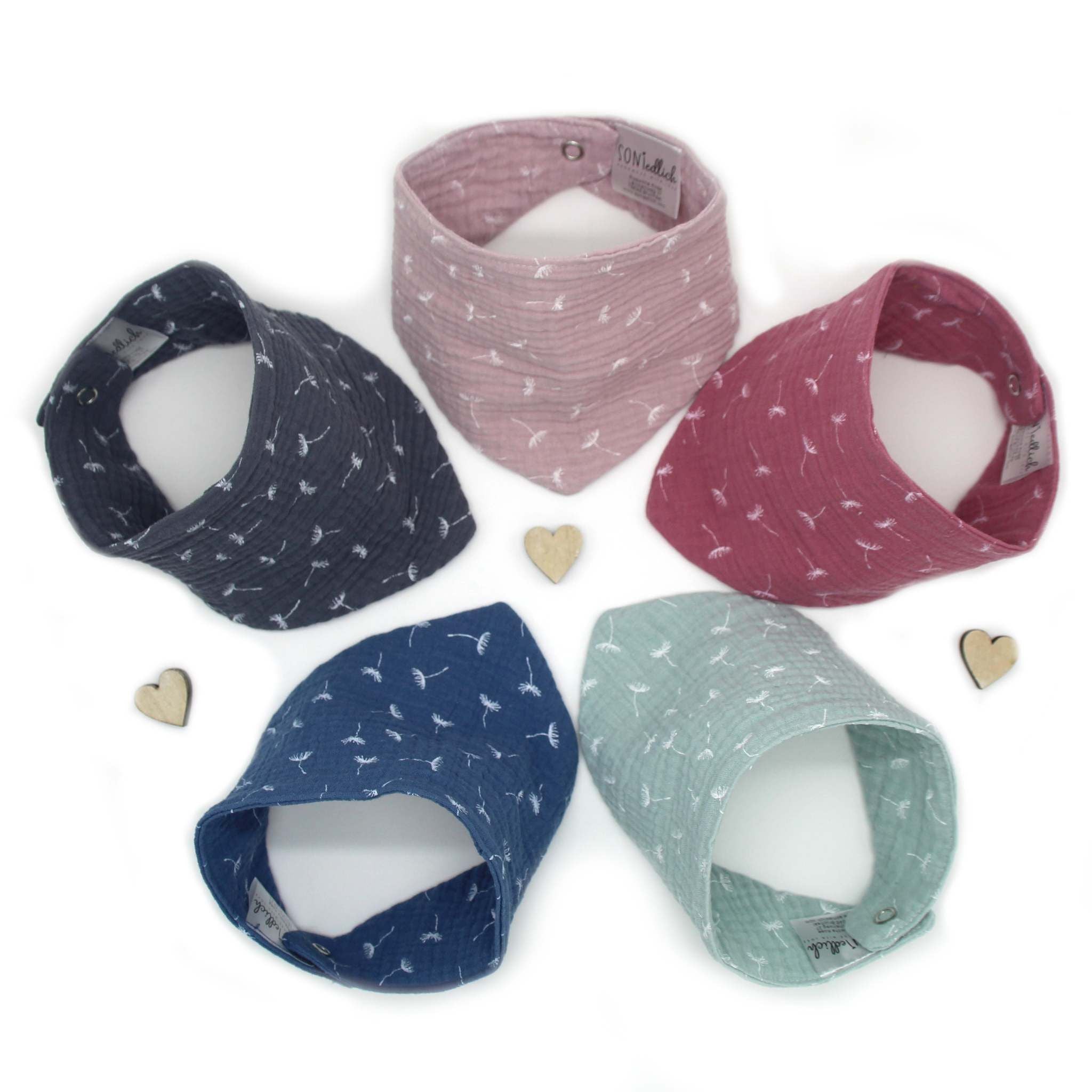 Musselintuch für Babys "Pusteblumen“