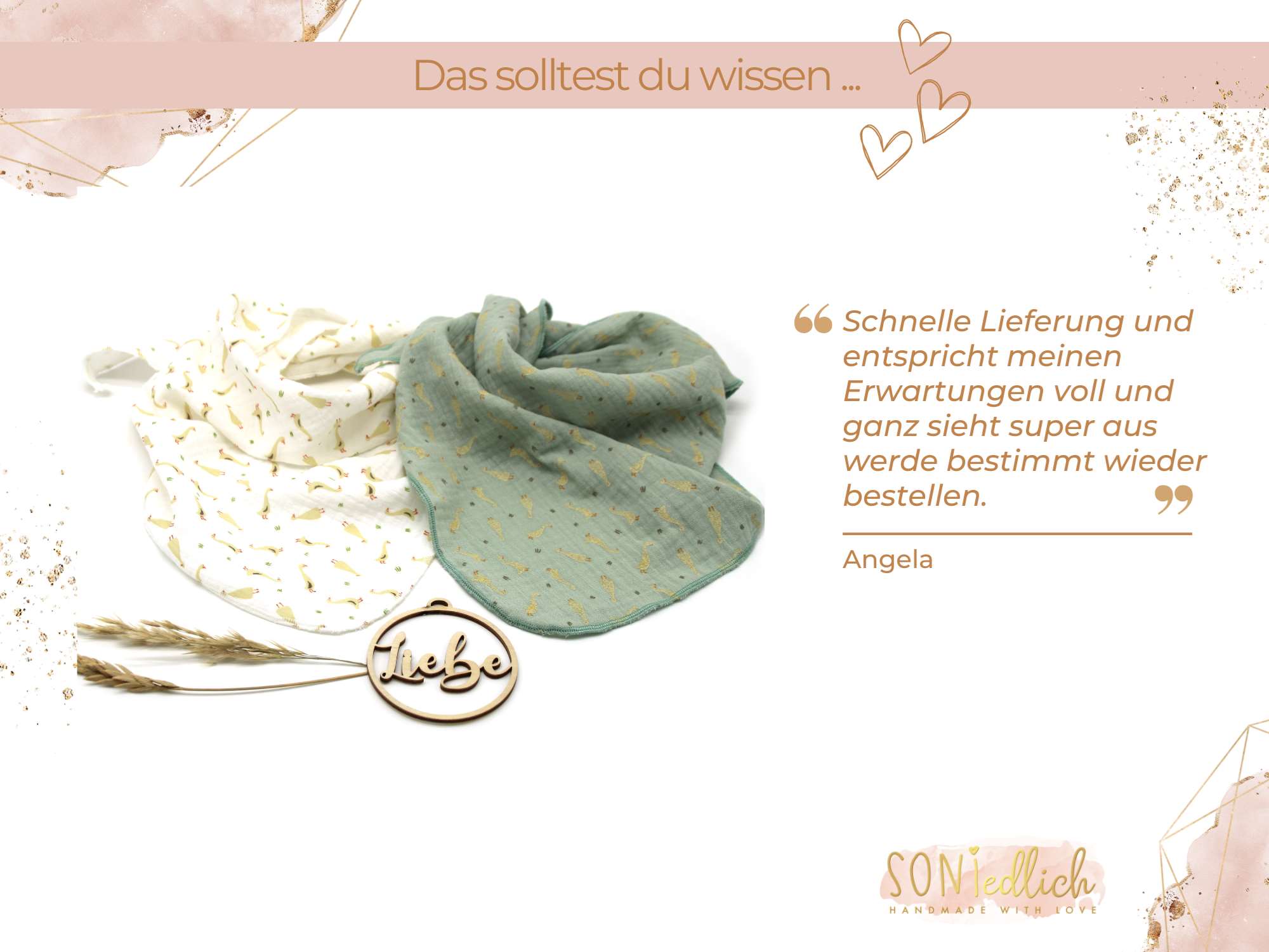 Musselintuch für Kinder "Gänse" Bewertung