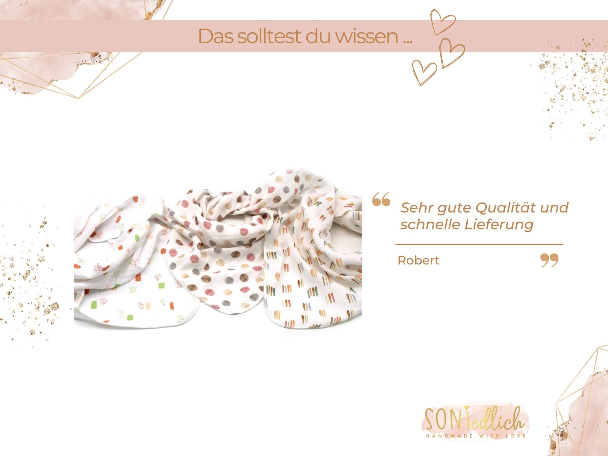 Musselintuch für Kinder "geometrics" Bewertung