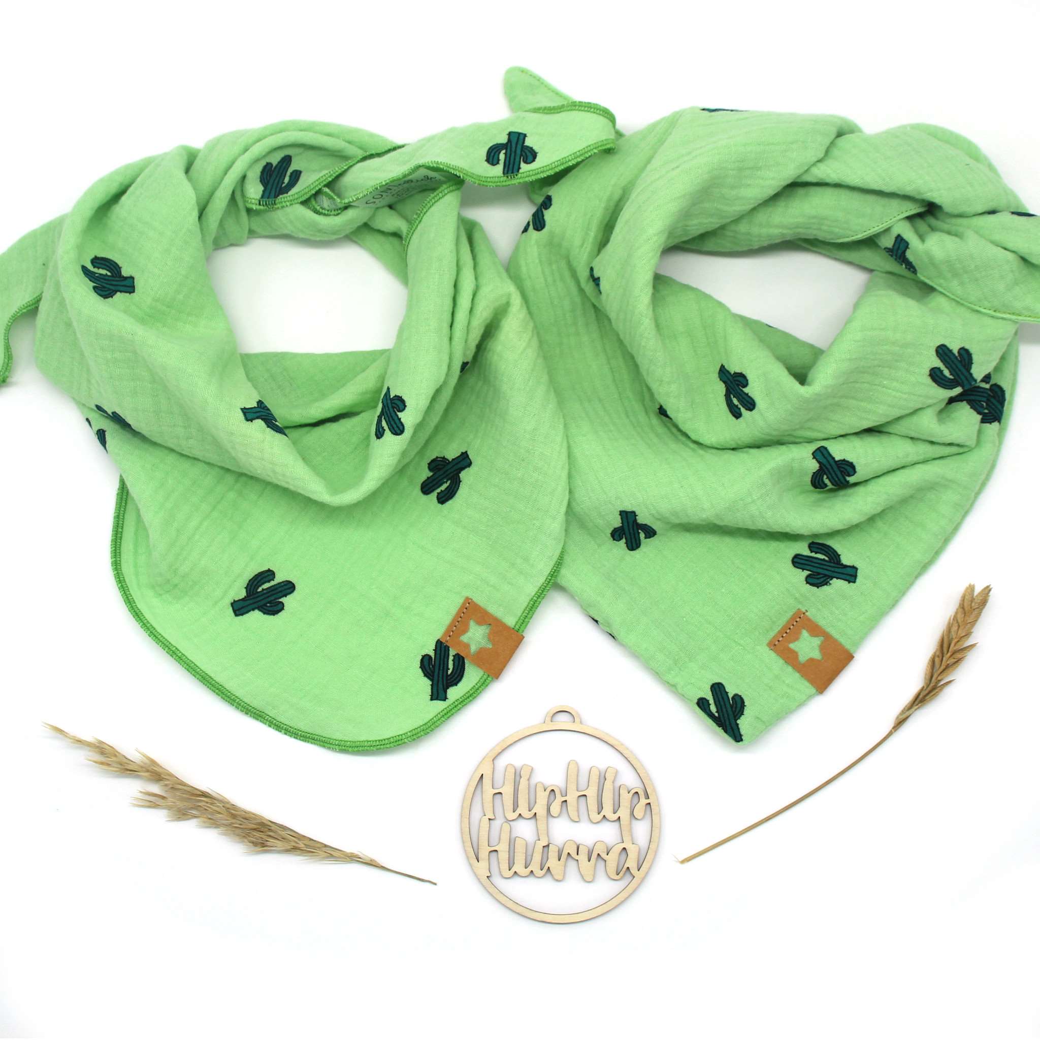 Musselintuch für Kinder "Kaktus"