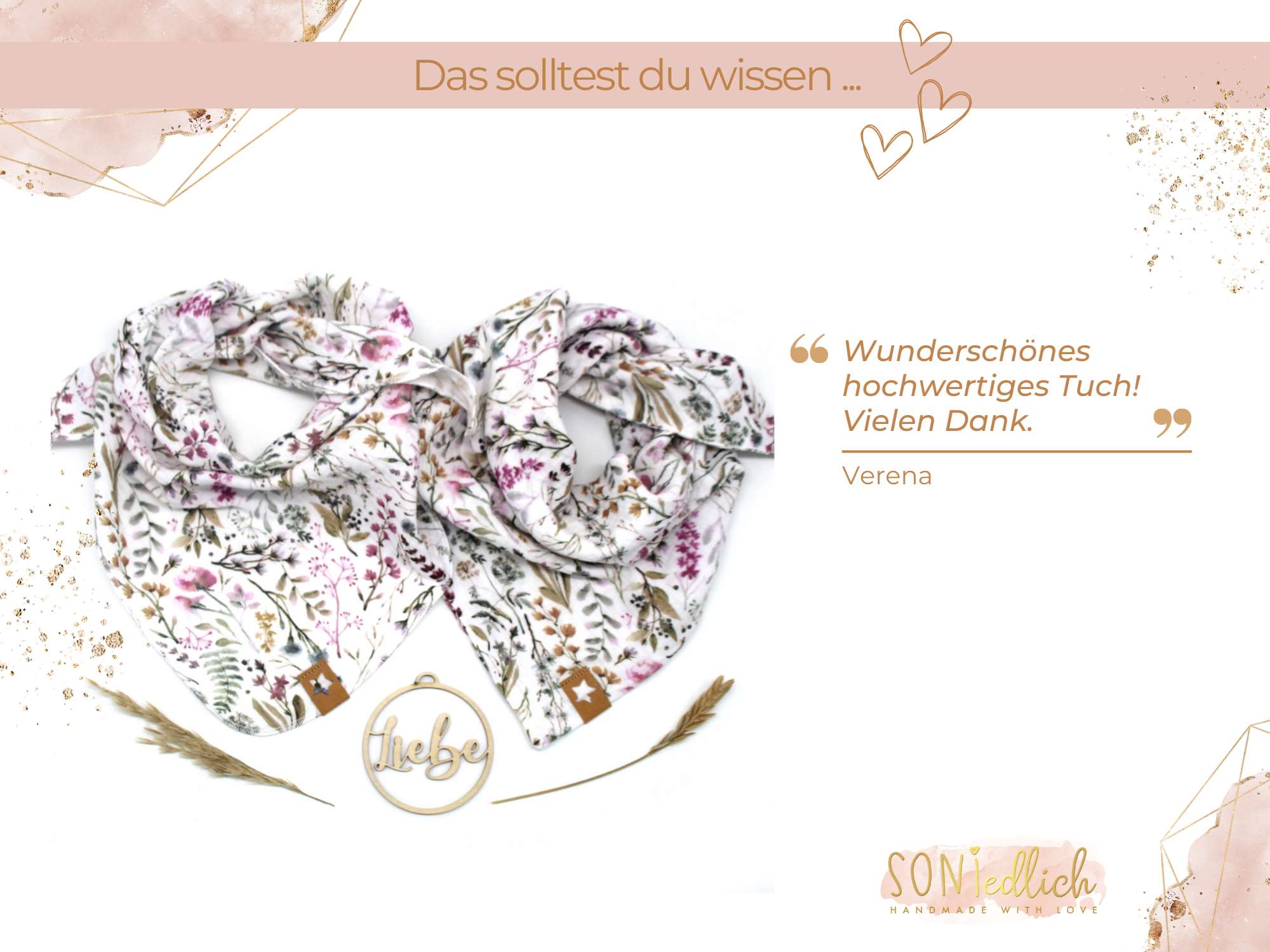 Musselintuch für Kinder "natural-leaves" Bewertung