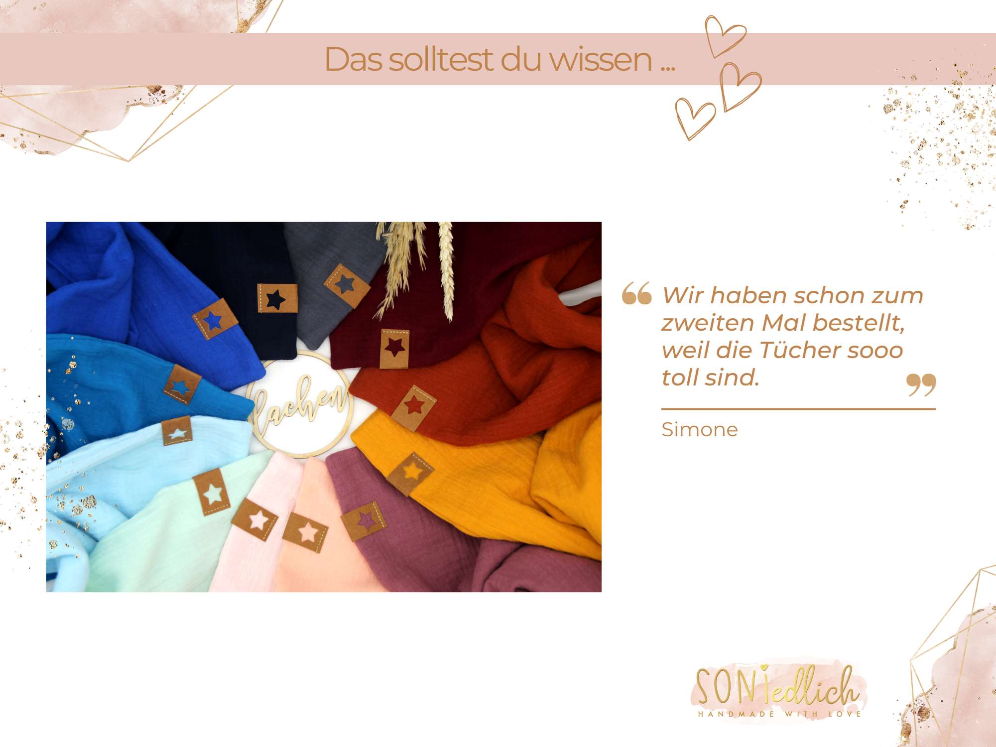 Musselintuch für Kinder „uni, doppellagig“ Bewertung