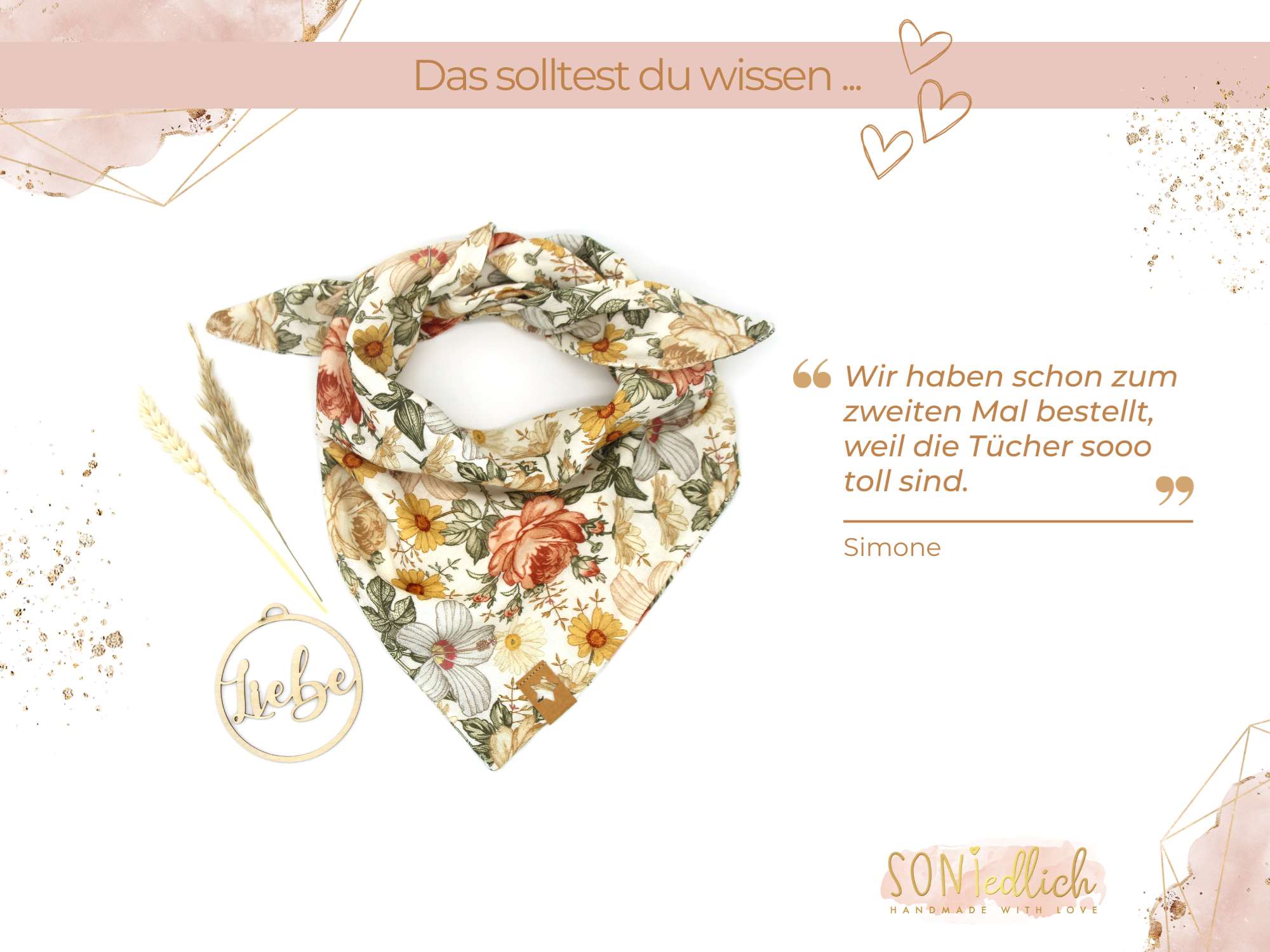 Musselintuch für Kinder "vintage flowers" Bewertung