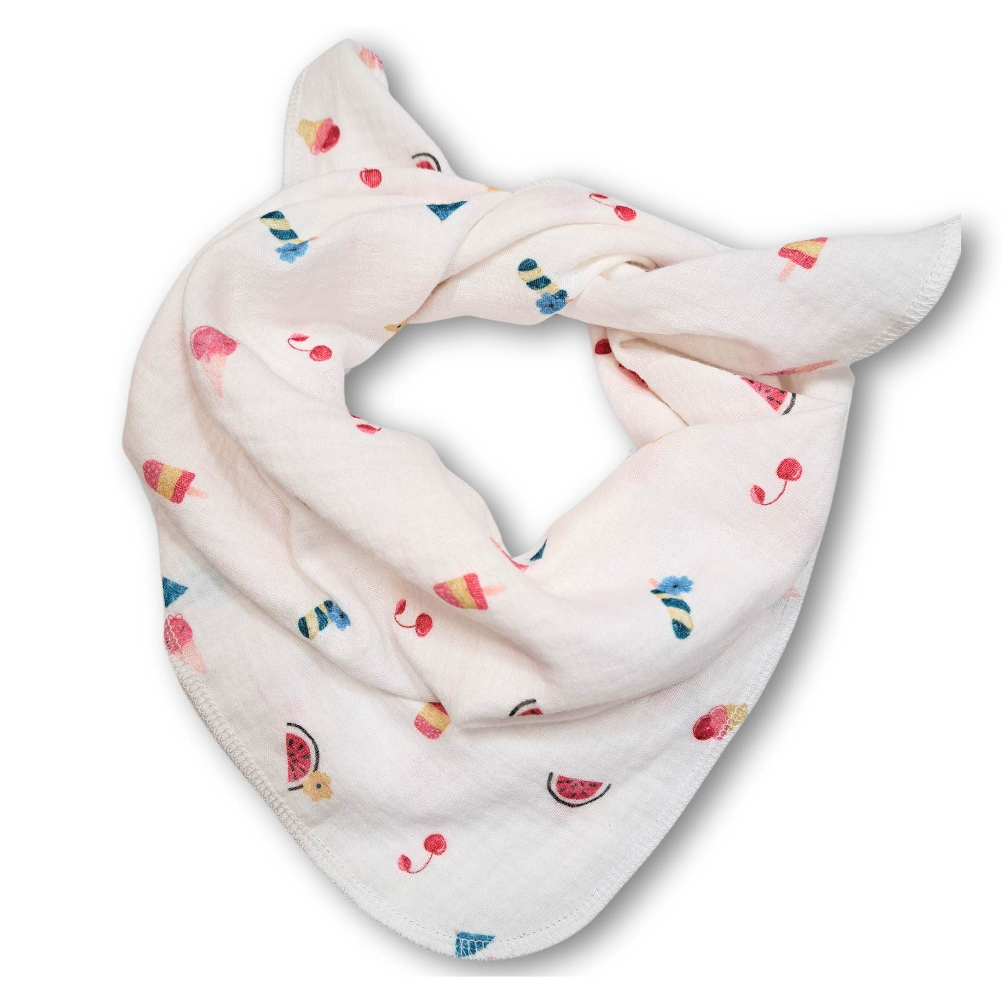 Musselintuch für Babys und Kinder "summervibes" - Ansicht von oben