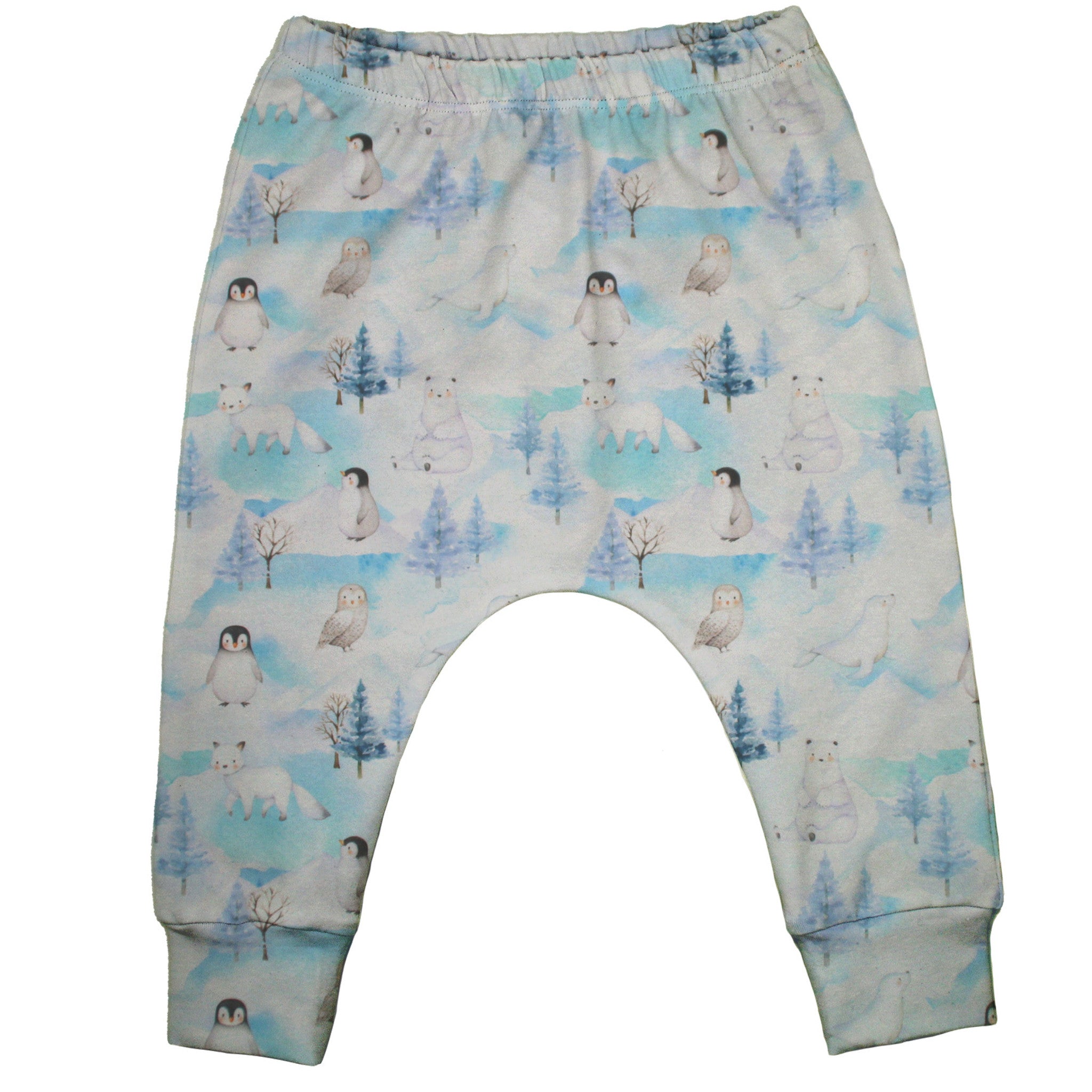 Slim Harem Pants "Wintertiere" für Babys und Kinder