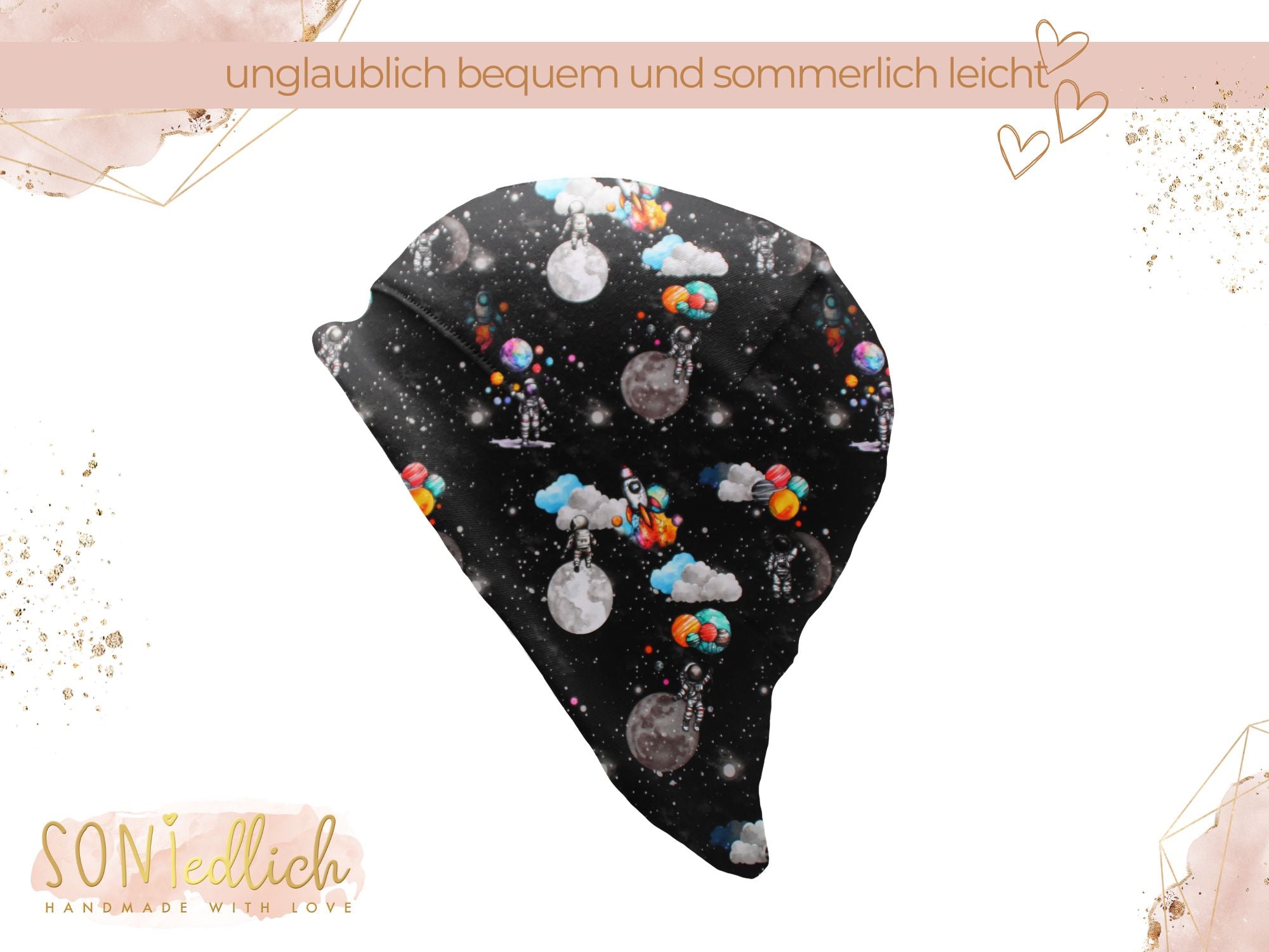 Sonnenhut für Babys und Kinder „Astronaut“ Ansicht