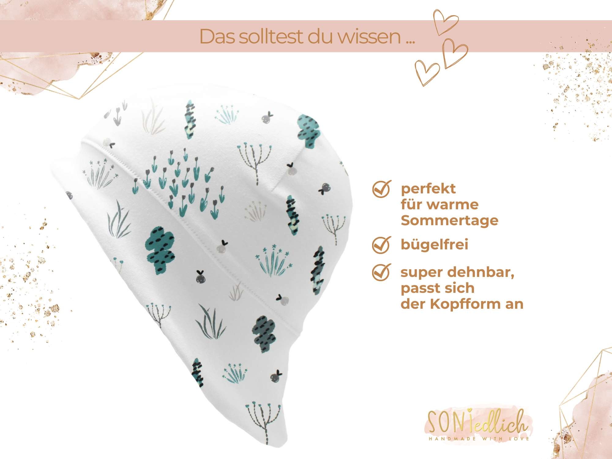 Sonnenhut für Babys und Kinder „bushes" Beschreibung