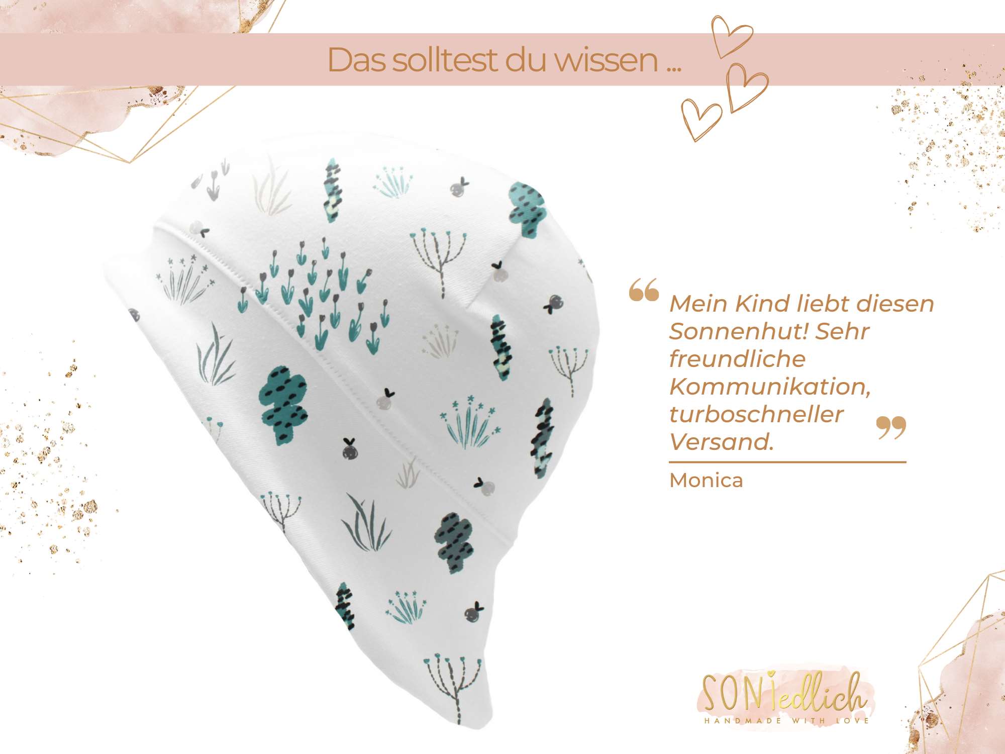 Sonnenhut für Babys und Kinder „bushes" Bewertung