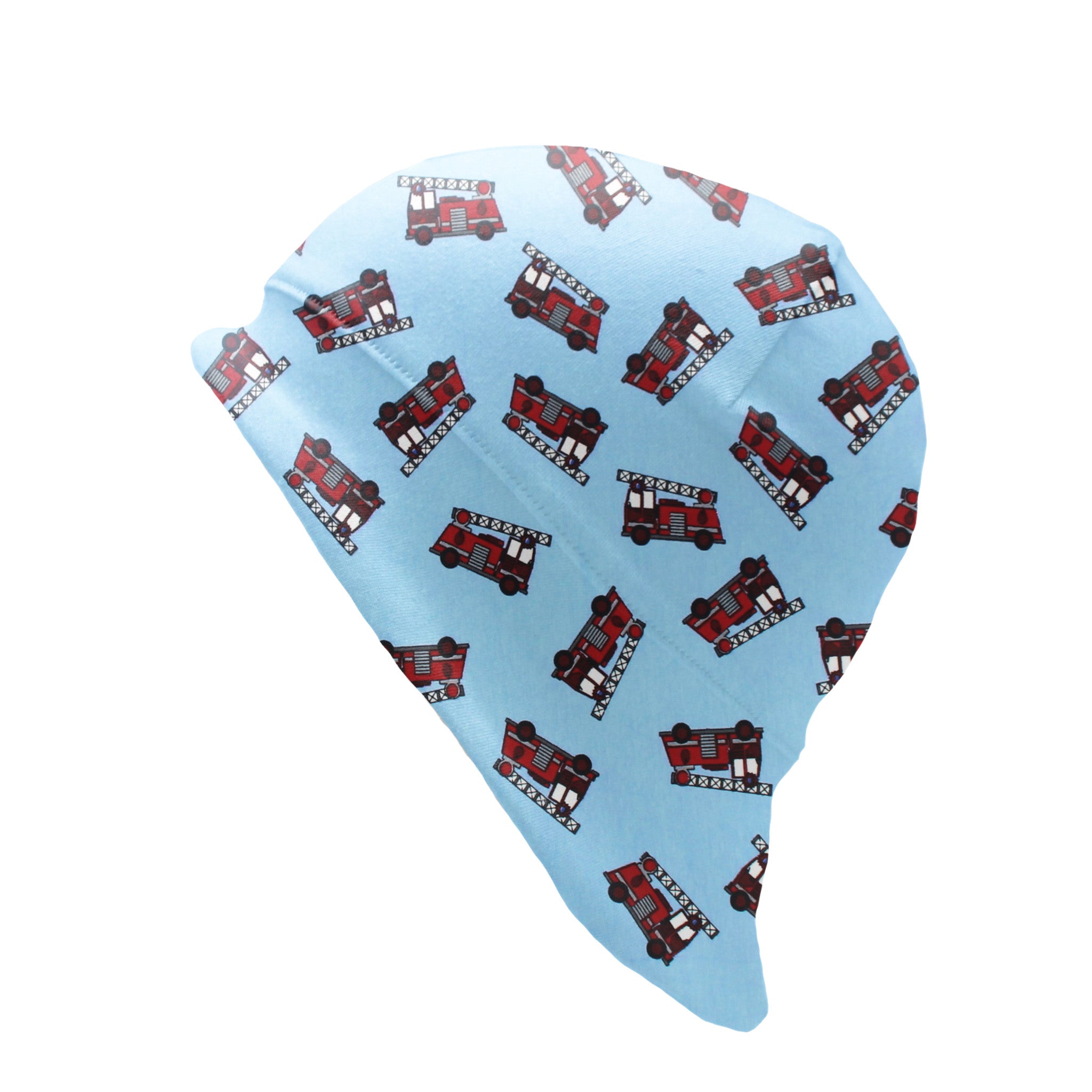 Sonnenhut für Babys und Kinder „Drehleiter hellblau“